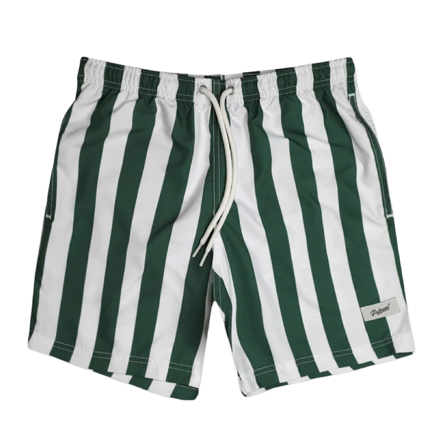 Landoverland Palmees Men's Green Stripe Short1 NB.png