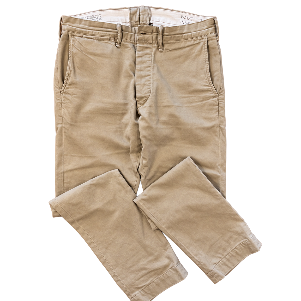 Vintage khaki trousers NoBack.png
