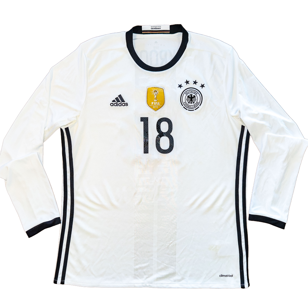 2016-17 ホーム 長袖ユニフォーム KROOS クロース Vintage Toni Kroos Germany 2016-2017 Home Long Sleeve Jersey #18