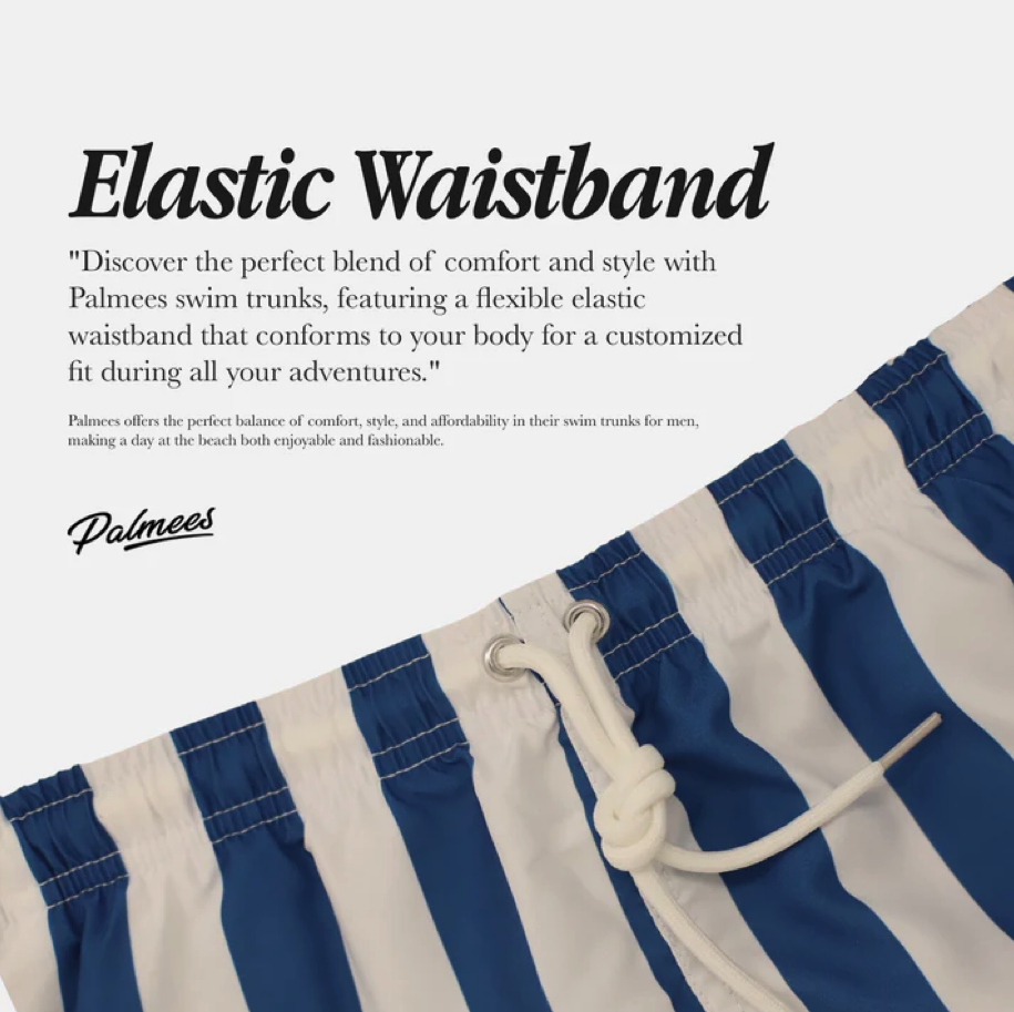 Landoverland palmees Men's Blue Stripe Short4.png