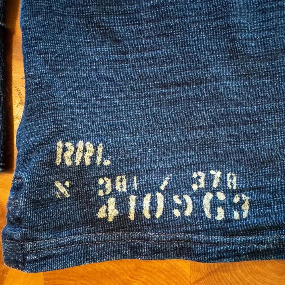 Landoverland RRL Indigo French Terry Rugby Shirt13.JPG