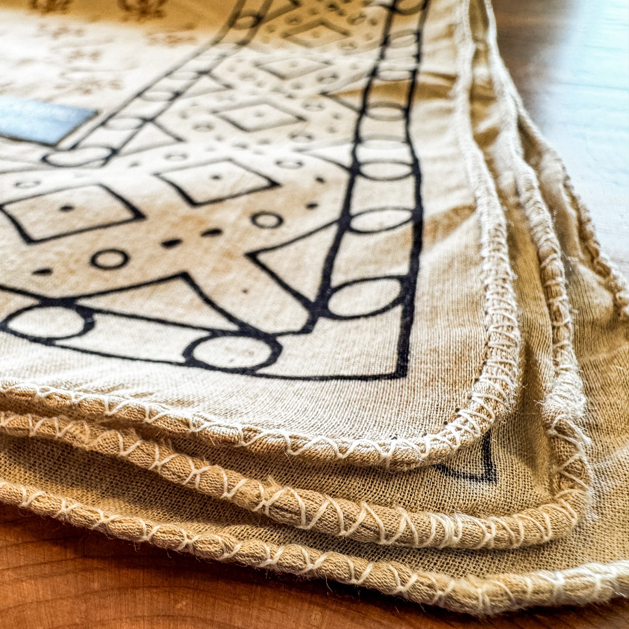 Landoverland Red Black flower Bandana4.jpg