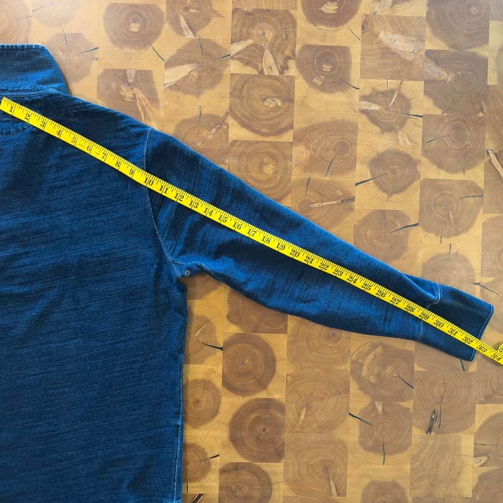 Landoverland RRL Indigo French Terry Rugby Shirt20.JPG