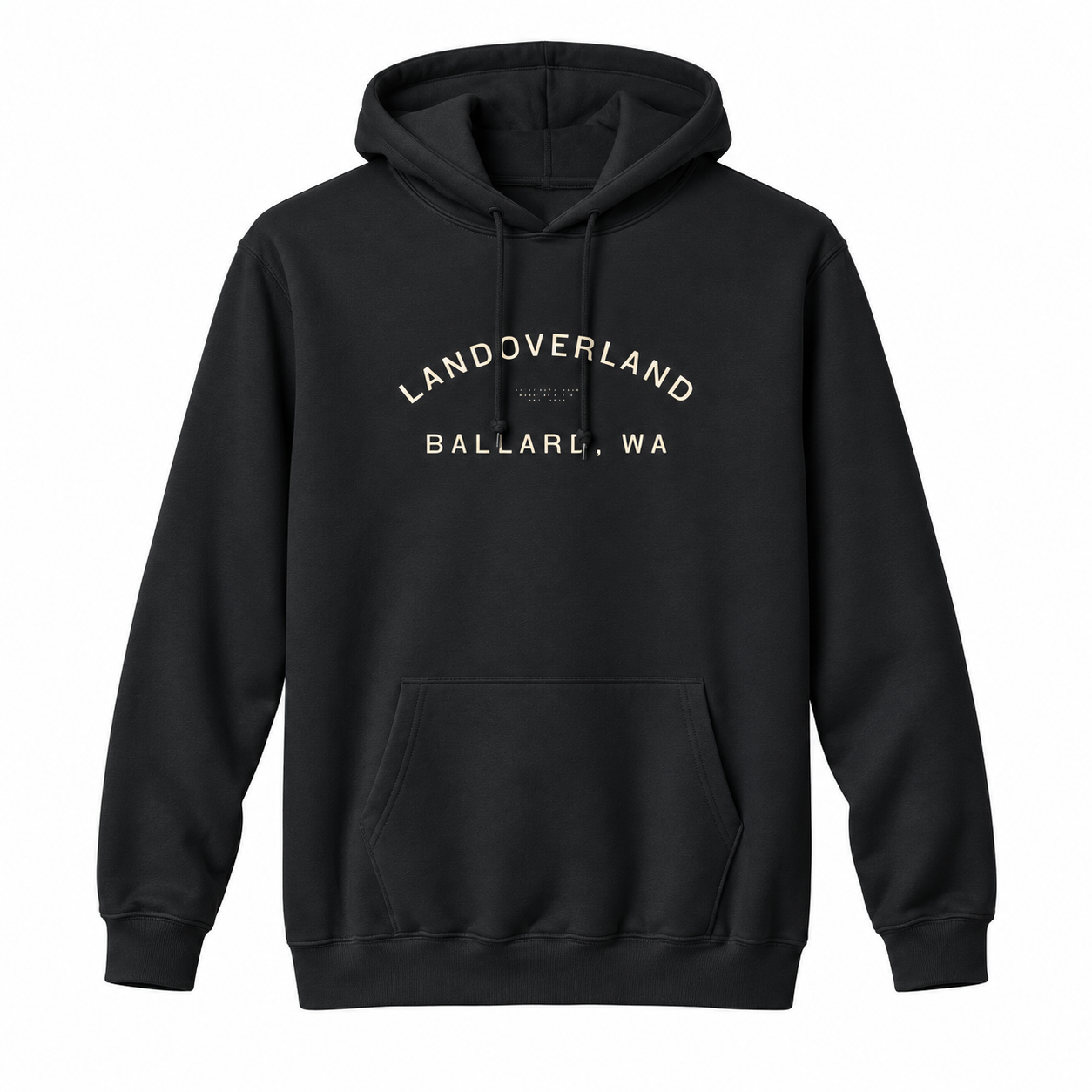 Black LANDOVERLAND graphic hoodie.png