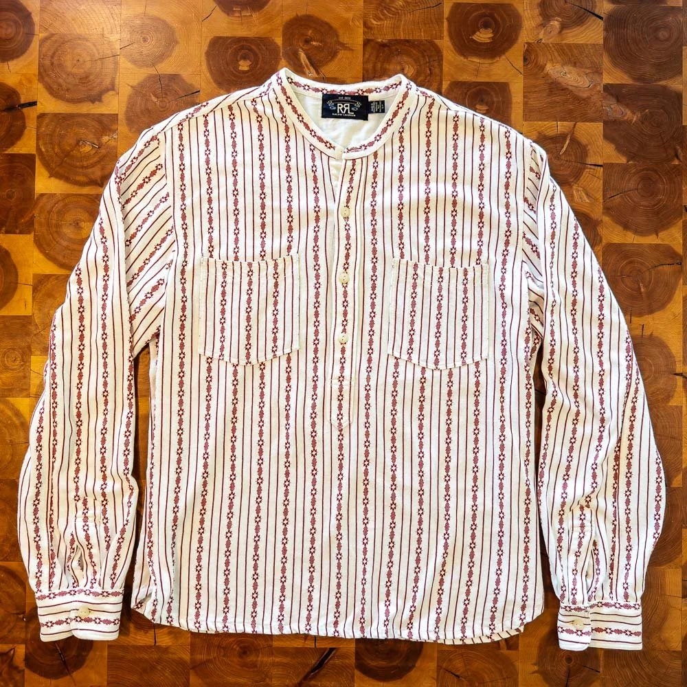 Landoverland Ralph Lauren RRL Print Linen-Cotton Popover Workshirt1.JPG