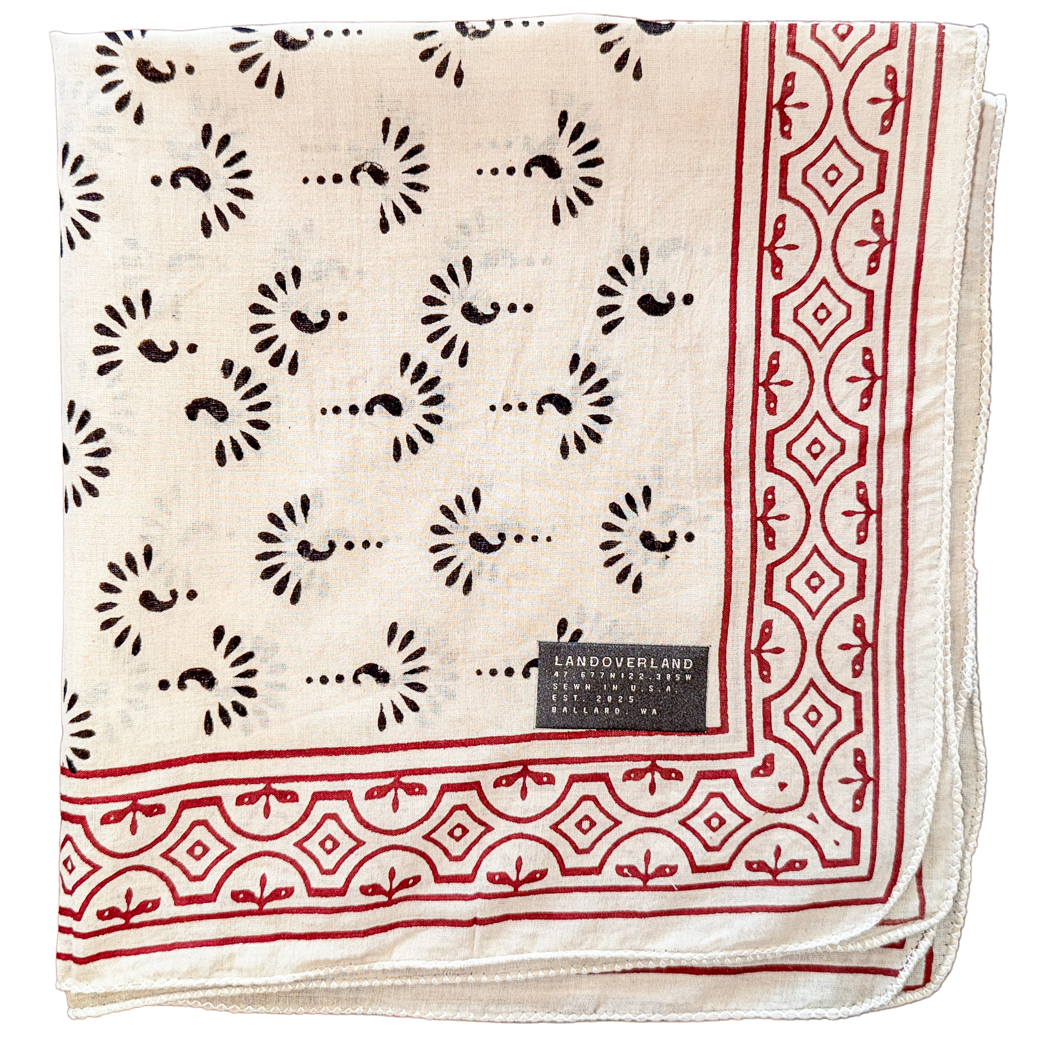 Landoverland Red Black Fan Bandana2.png