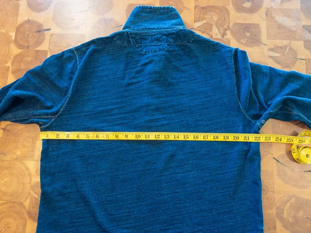 Landoverland RRL Indigo French Terry Rugby Shirt19.JPG