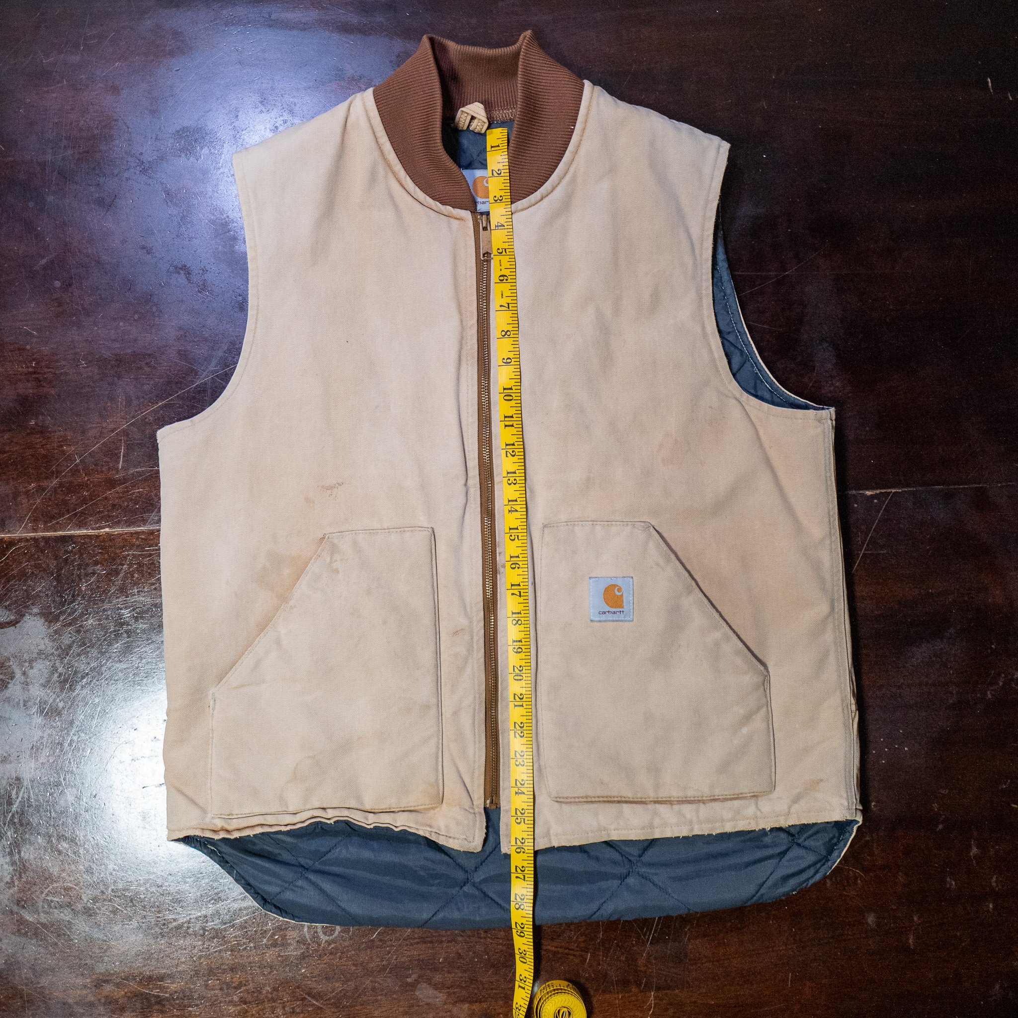 Vintage Carhartt Quilted-Lined Work Vest | Faded Tan14.jpg