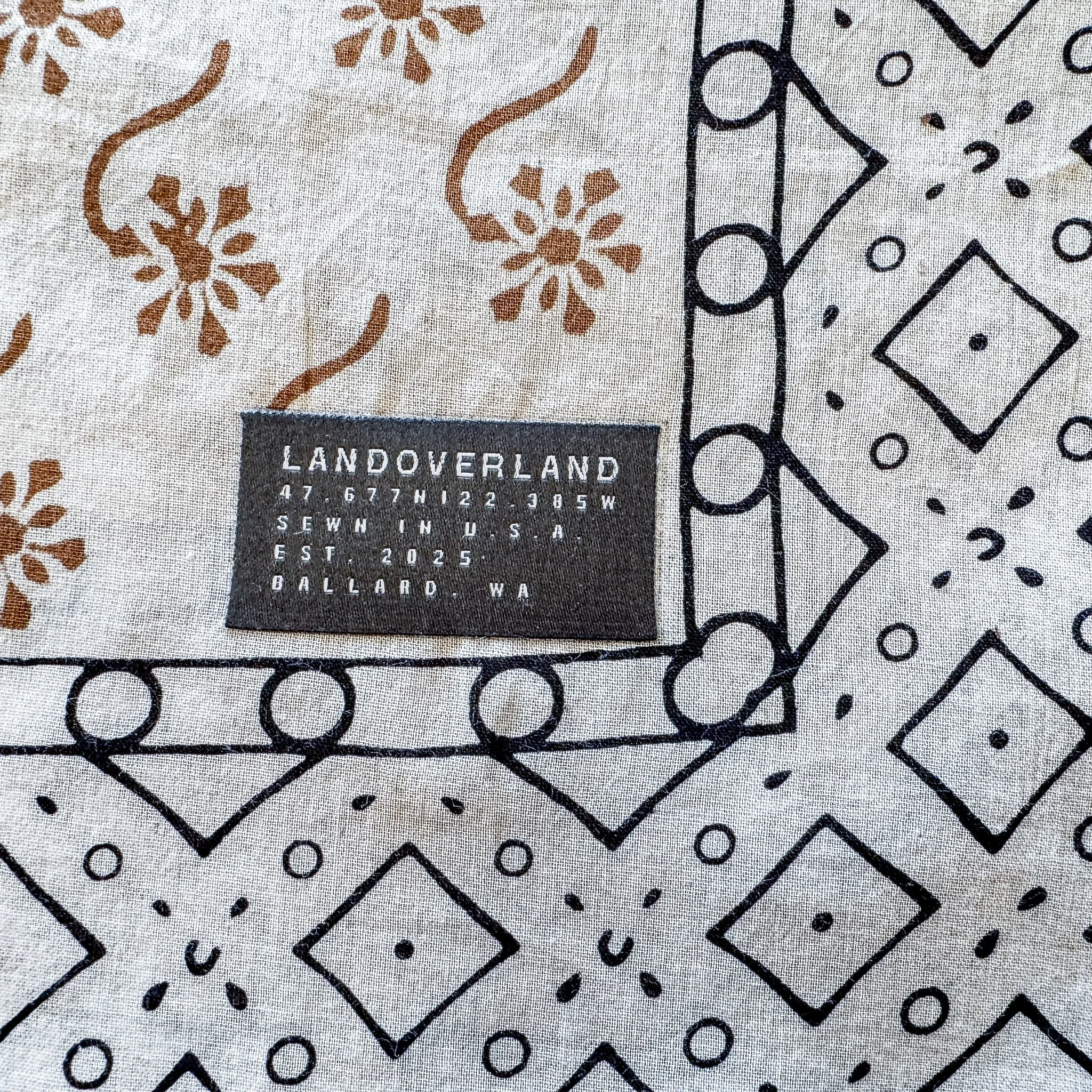 Landoverland Red Black flower Bandana3.jpg