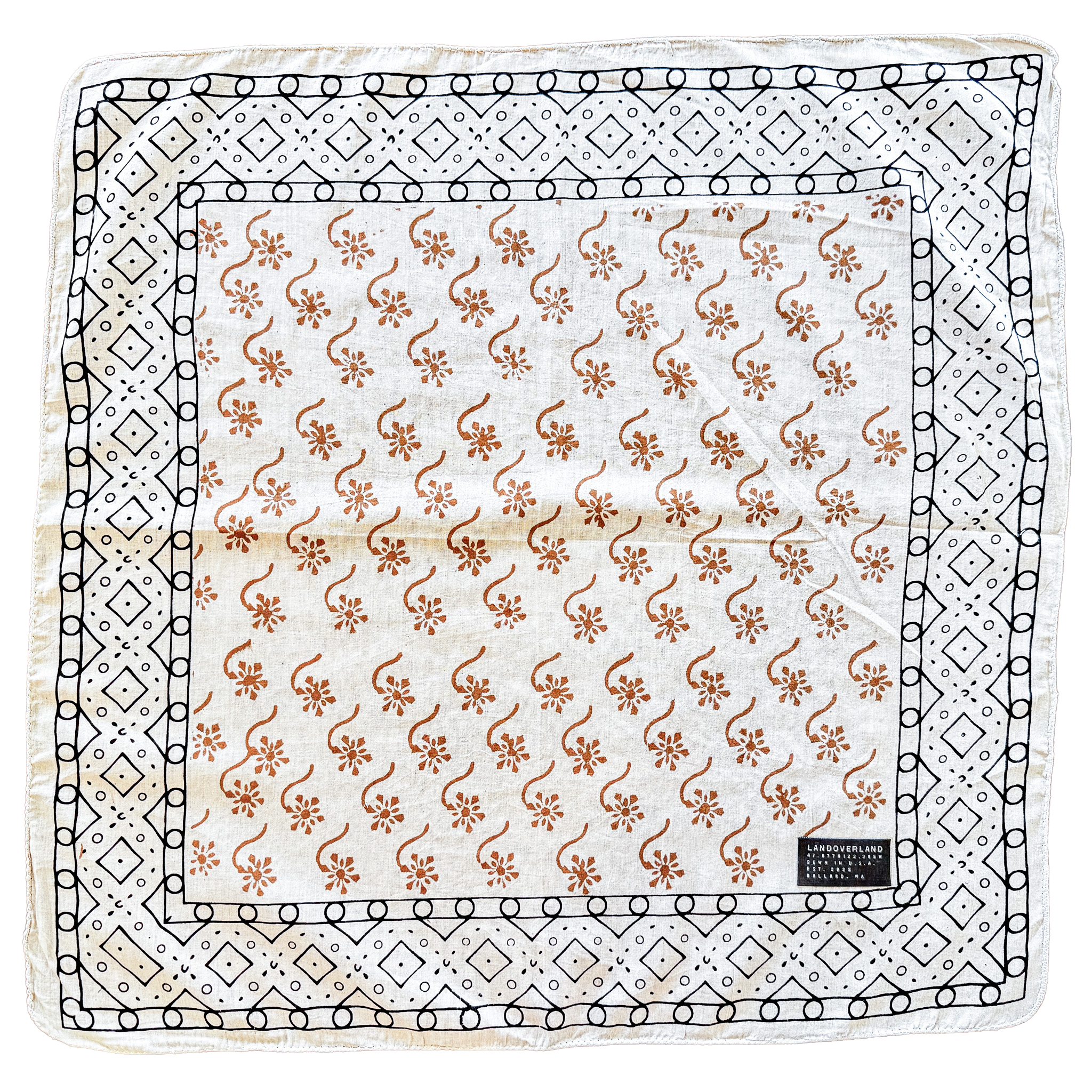 Landoverland Red Black flower Bandana1.png