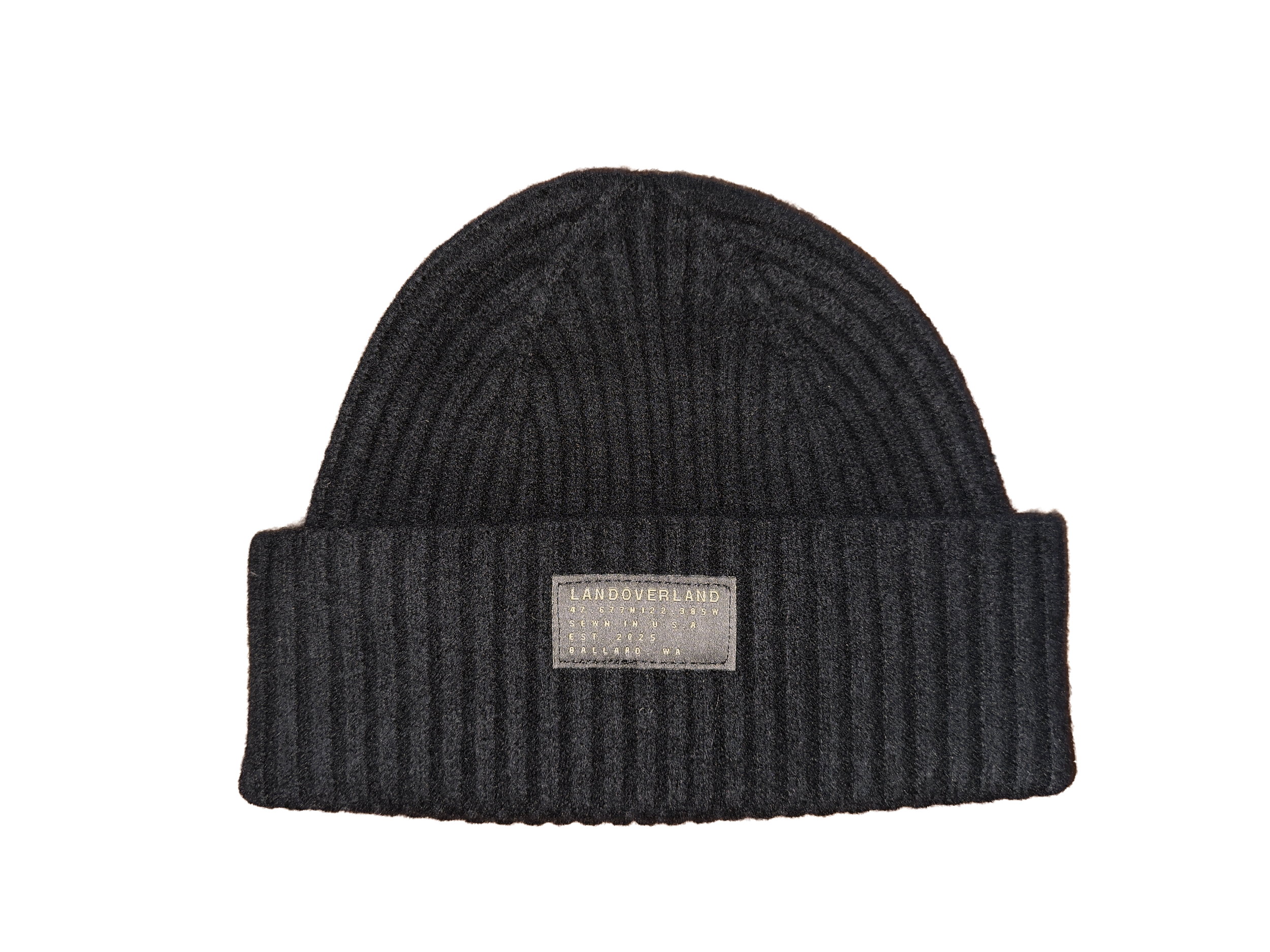 Merino Wool Seamless Beanies  - Black