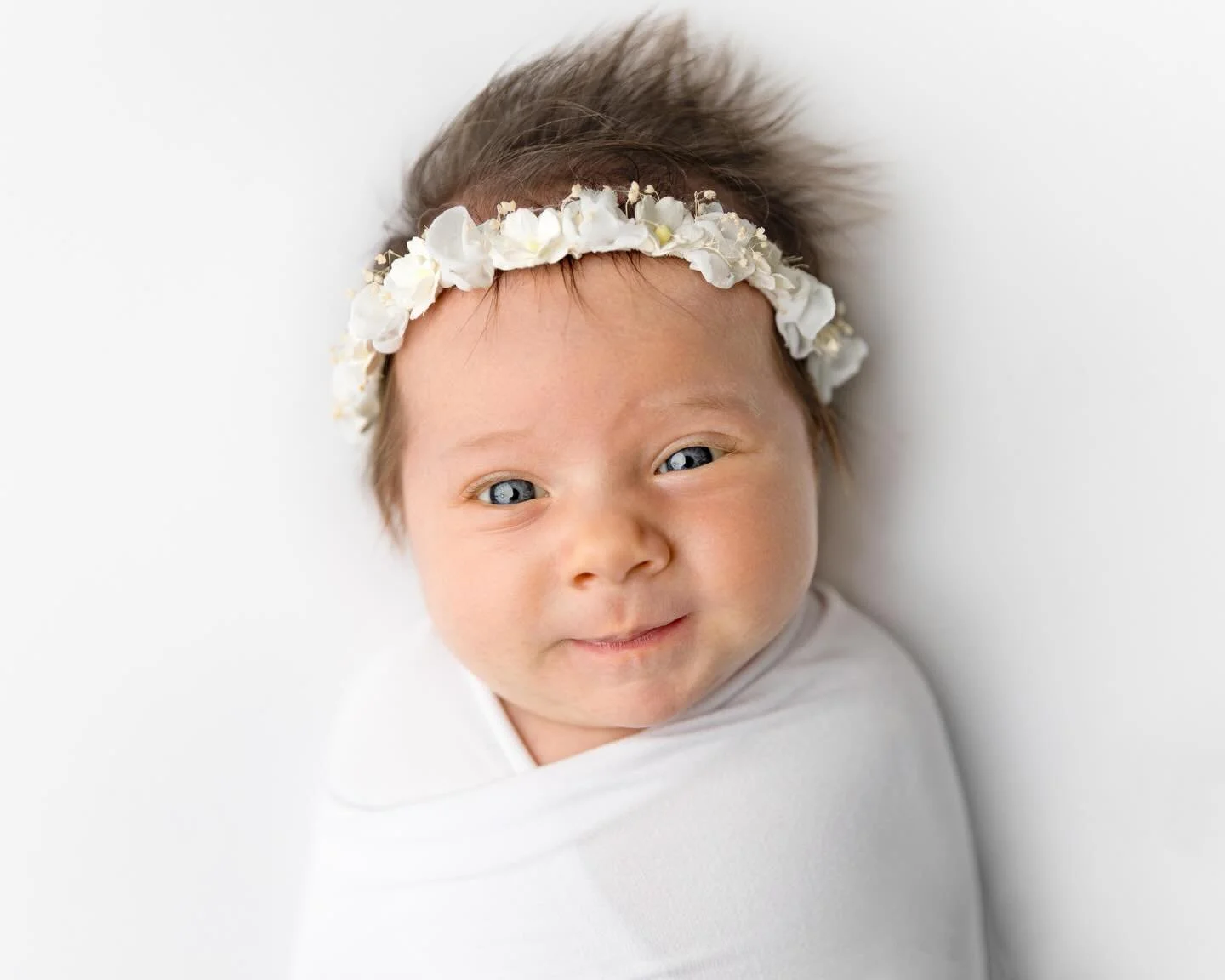 Showing off her modeling skills early. 💕