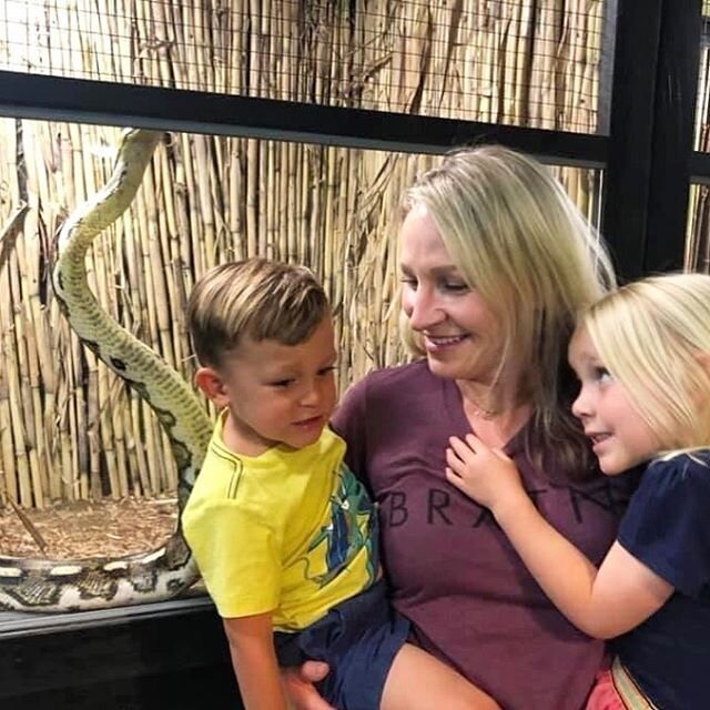 The Sousa&rsquo;s came to visit the reptile exhibit room yesterday and boy did they have fun! Rhea was really showing off too!