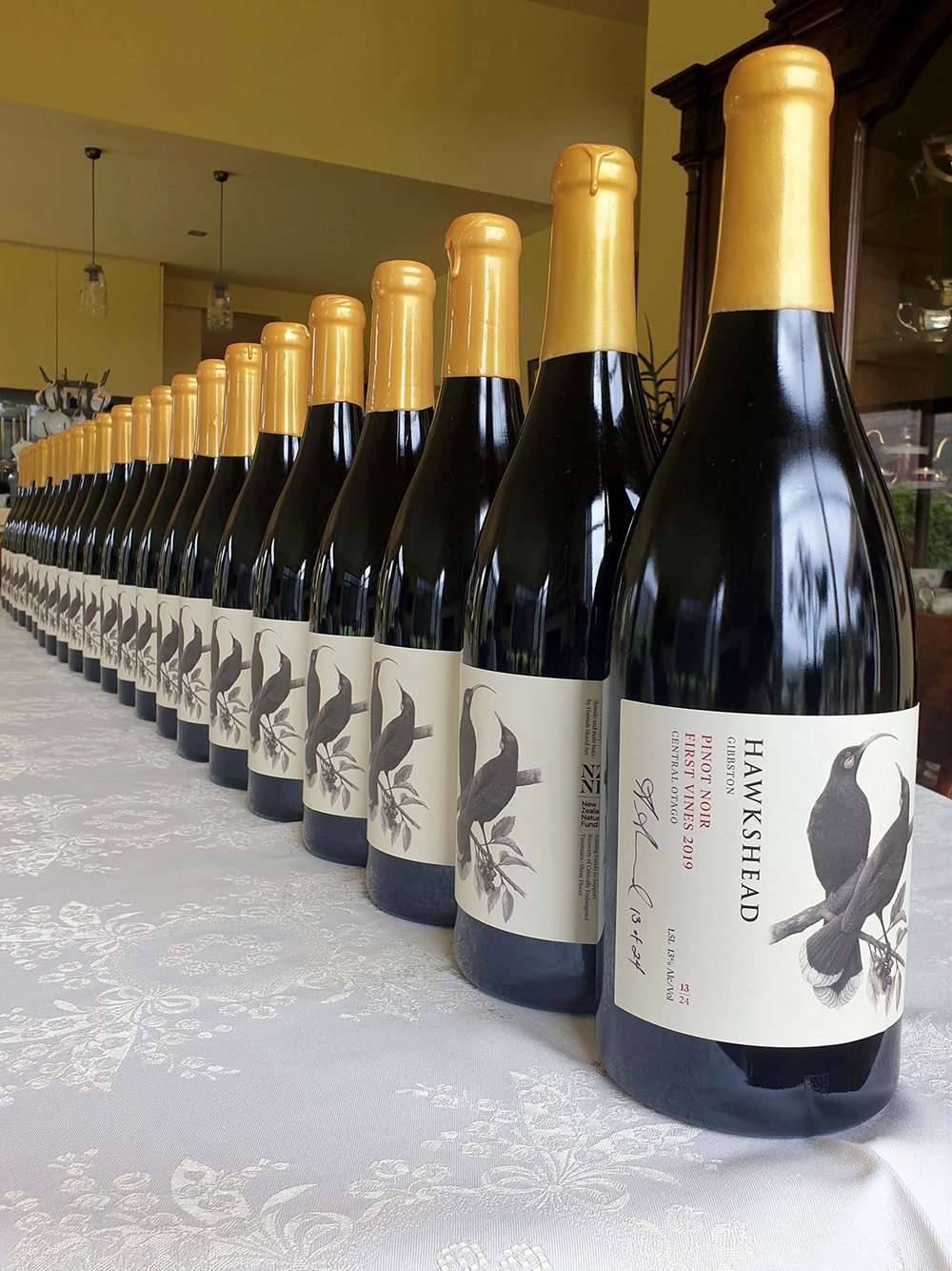 Hawkshead 2019 first vines pinot noir magnum bottles