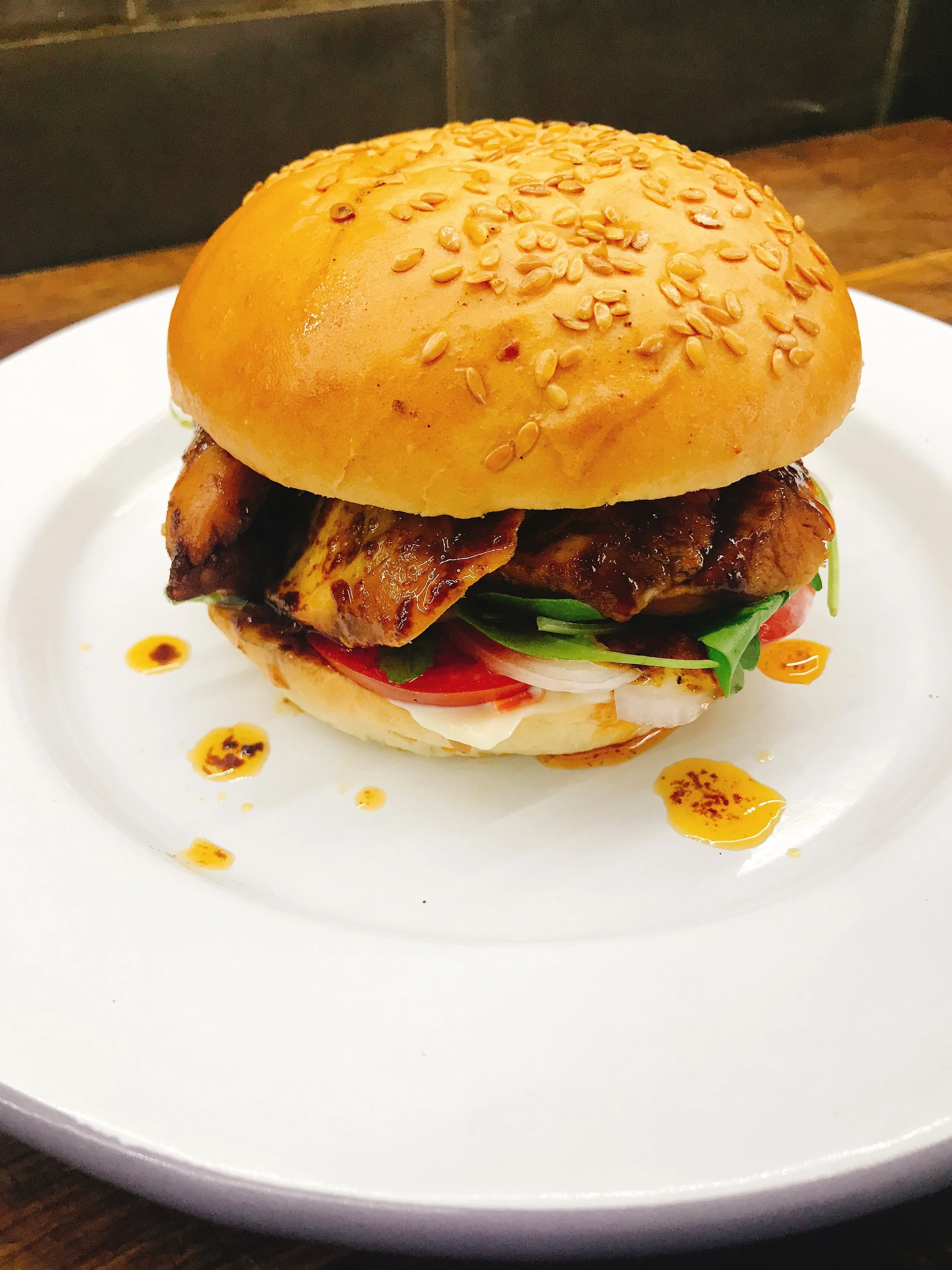 Pumped Up Chicken Burger