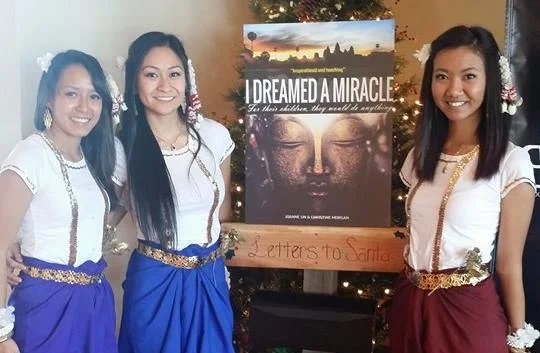 SOCCA dancers performing a dance for the book release of a tear-dropping story called: "I Dreamed a Miracle".