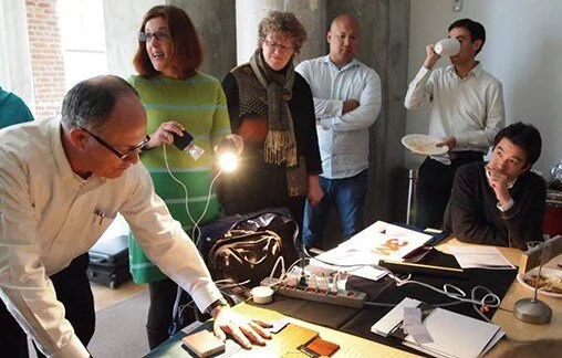 Therese Lahaie presenting to the Sustainability Group at Gensler- San Francisco, CA