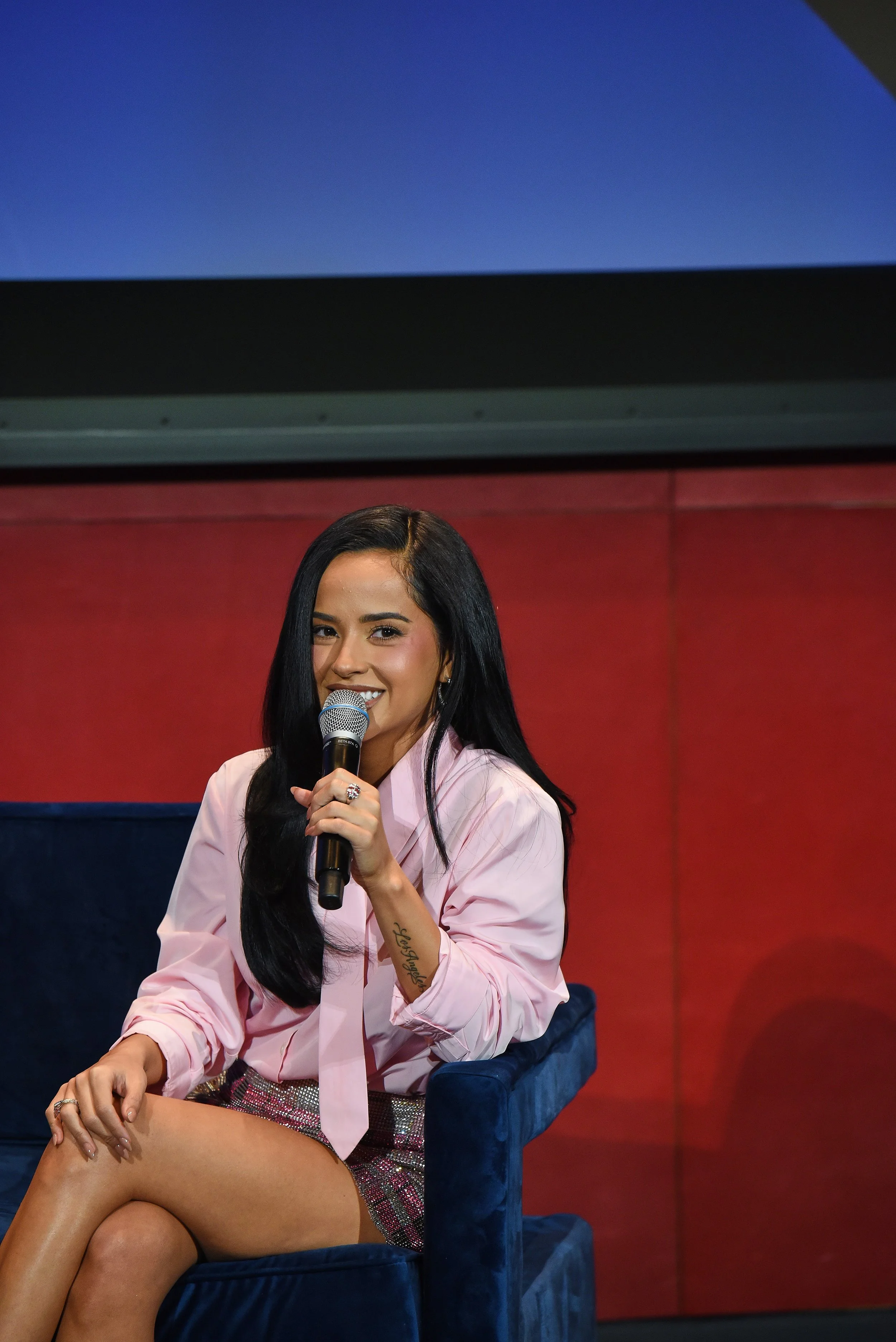 Becky G Hearst Tower NYC 