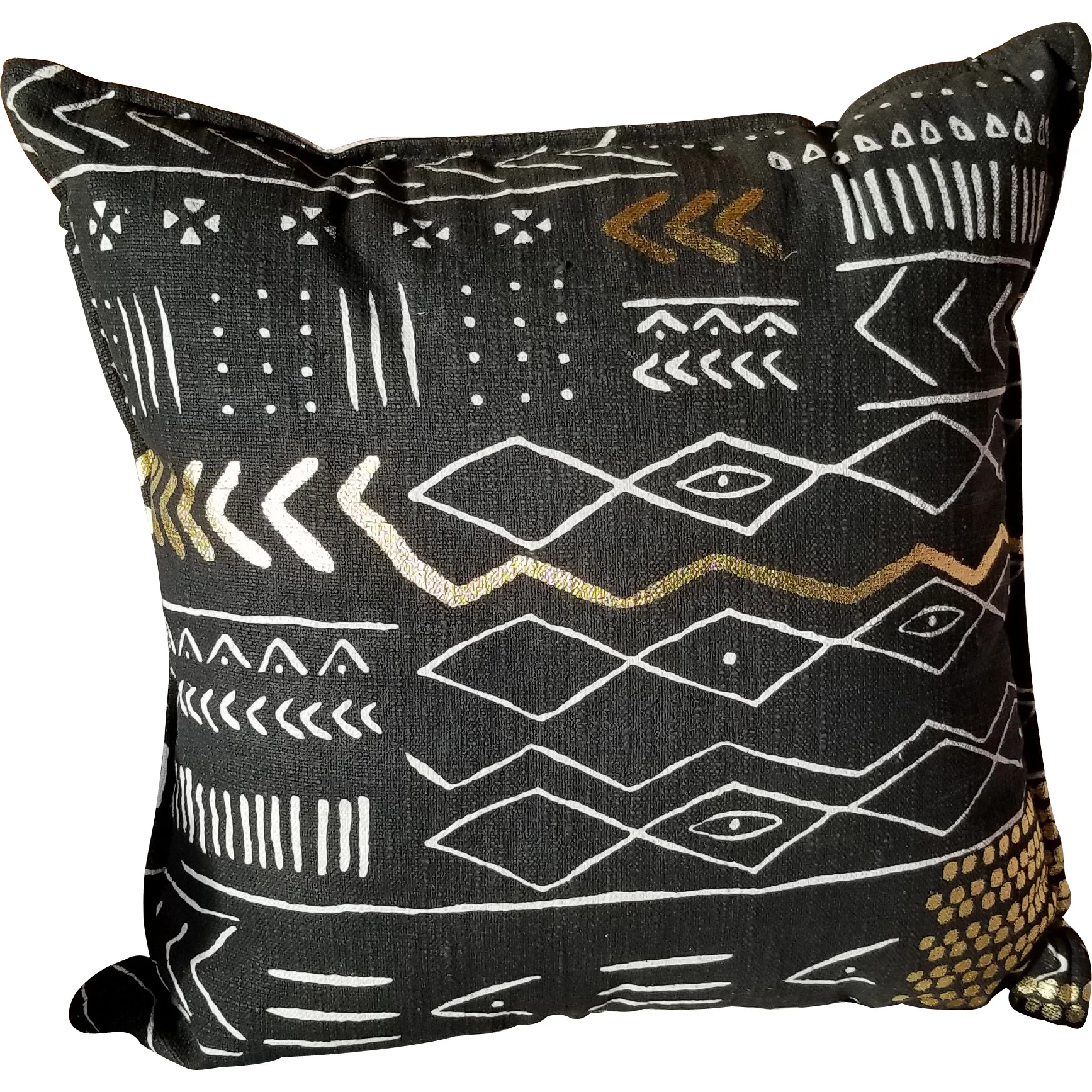 Black Tribal Markings Pillow.jpg