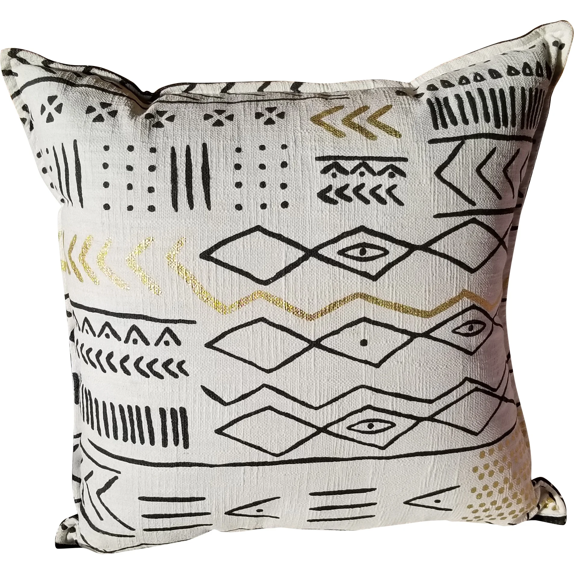 White Tribal Markings Pillow.jpg
