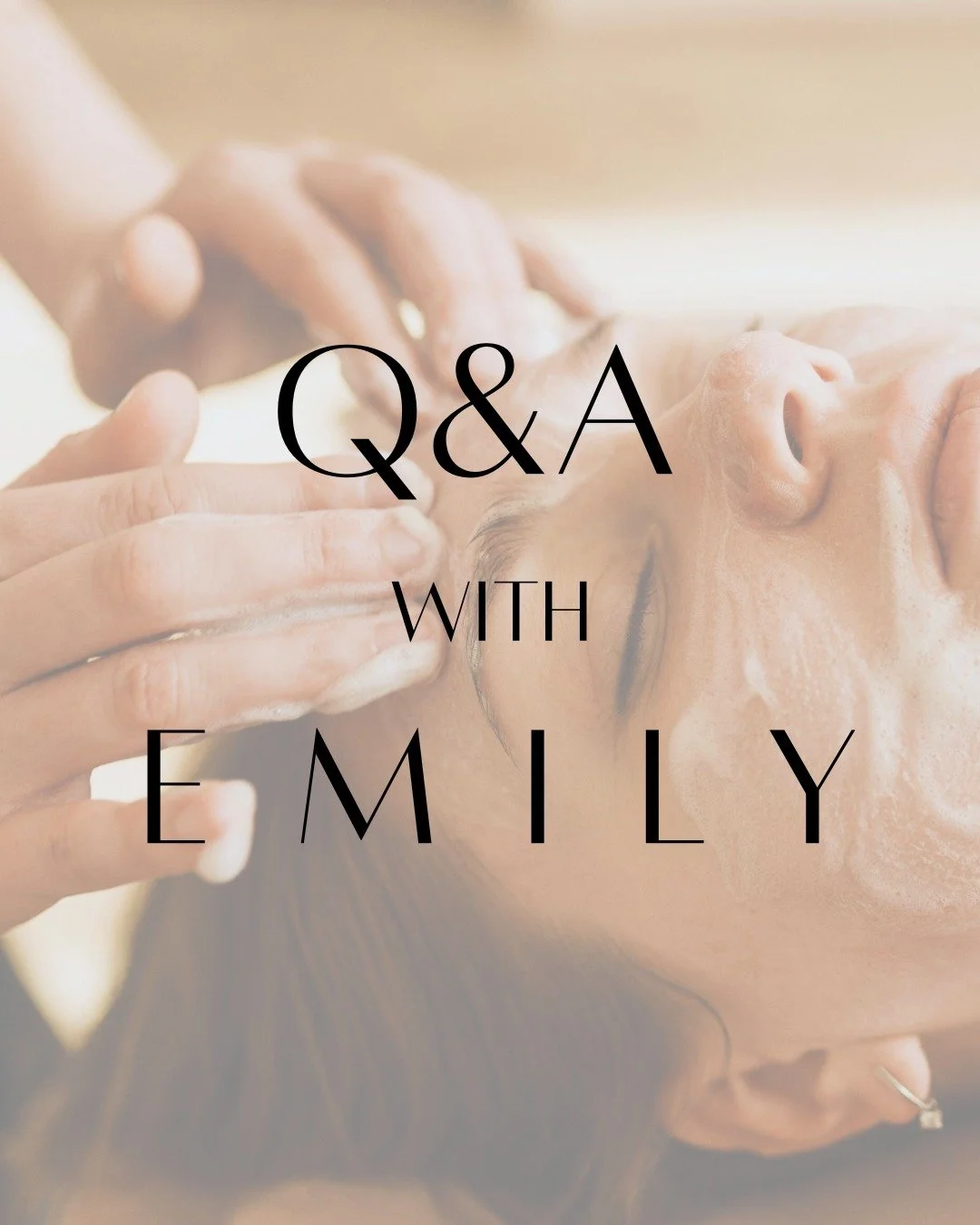 Sliding into your feed with a Q&amp;A featuring our esthetician Emily, the one who has answers for every skin concern and keeps Chelan glowing ✨ 

‼️REMINDER - Book ANY facial service with Emily and receive a free trial size Kombucha Microbiome Lumin