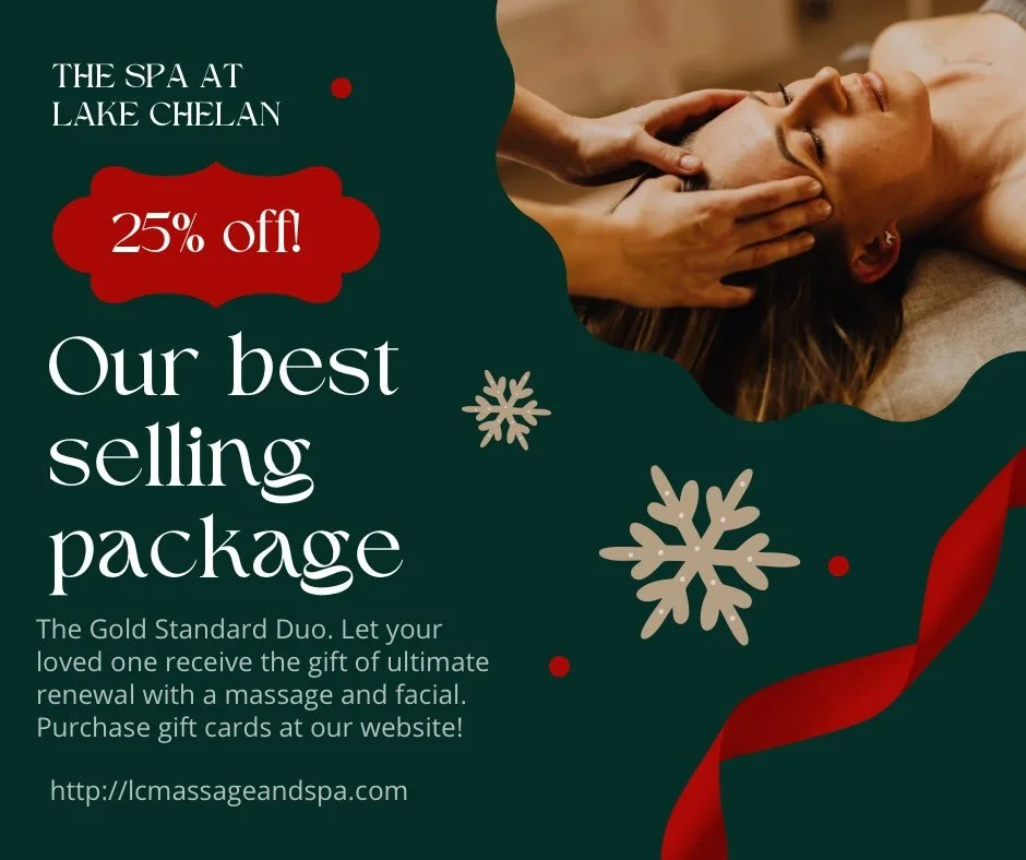 The gift everyone *actually* wants 🎁
Our most requested package, the Gold Standard Duo, is now 25% off.
Make their holiday magical with a full-body reset and glowing skin.
Purchase gift cards at the link in our bio!