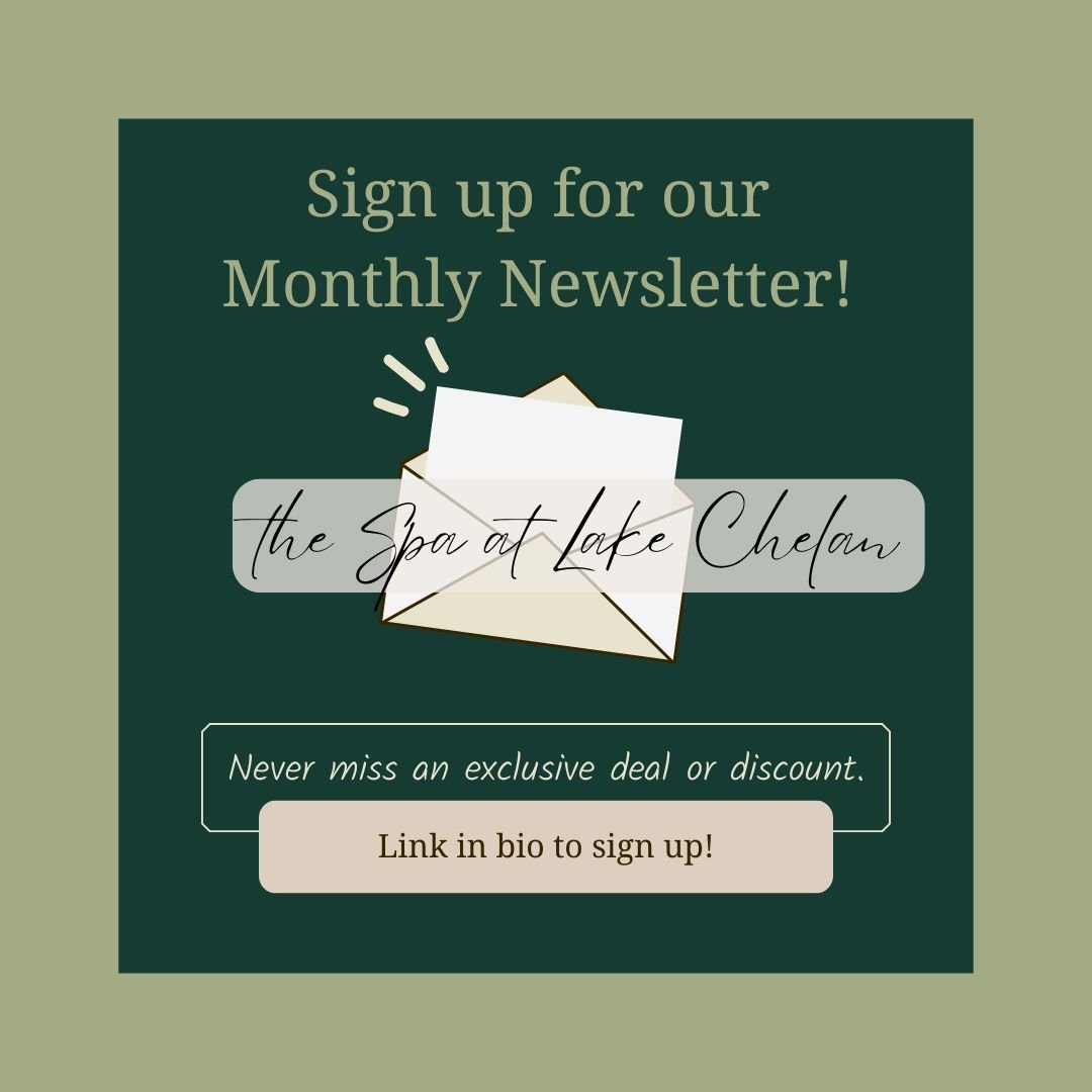 Our monthly newsletter is emailed on the first of every month, filled with exclusive spa tips, discounts, and more! Sign up at the link in our bio and receive a discount code for your next service. 🥰