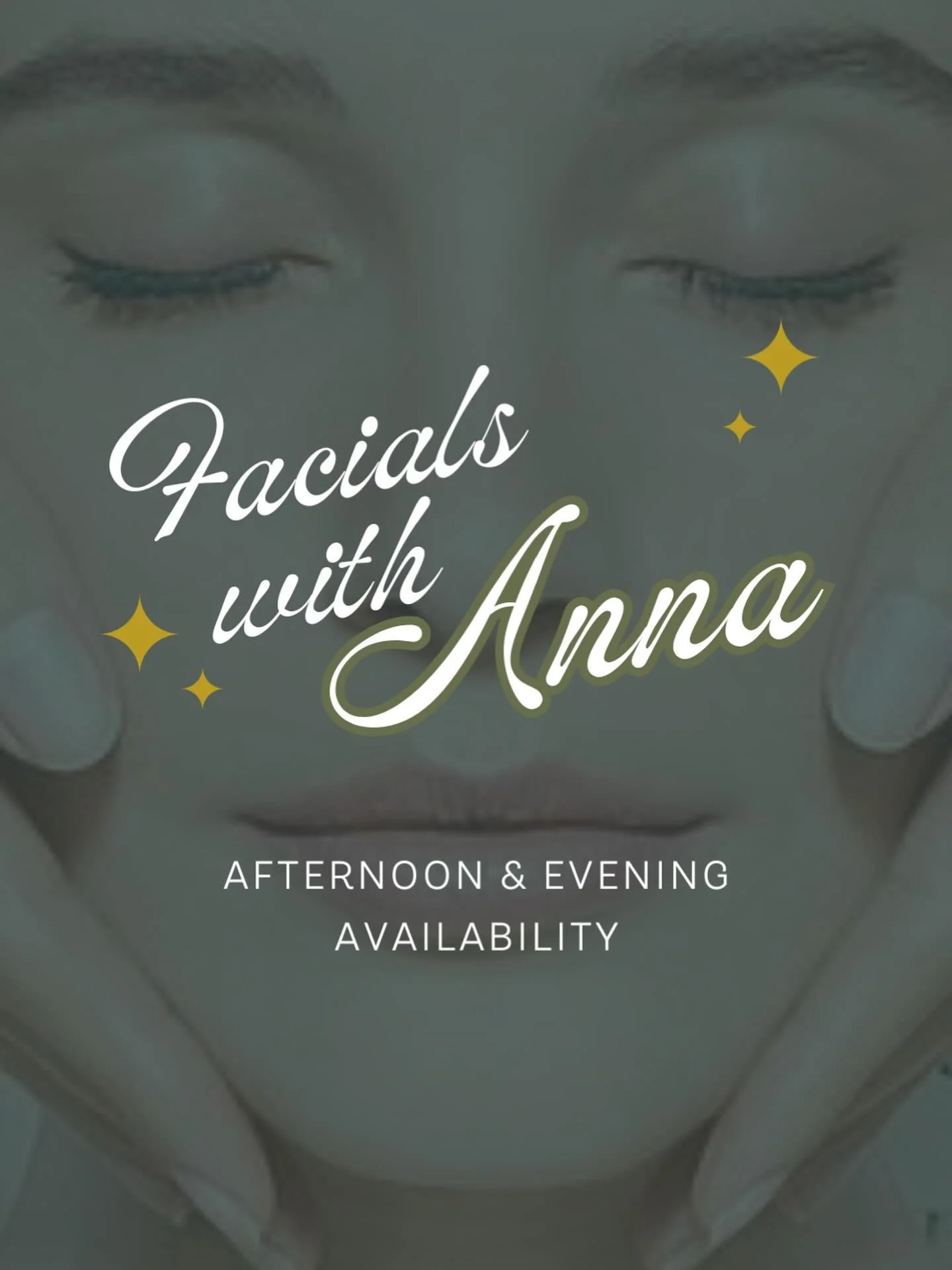 Afternoon &amp; evening appointments with Anna are now open ✨
The perfect reset your skin (and nervous system) has been craving.