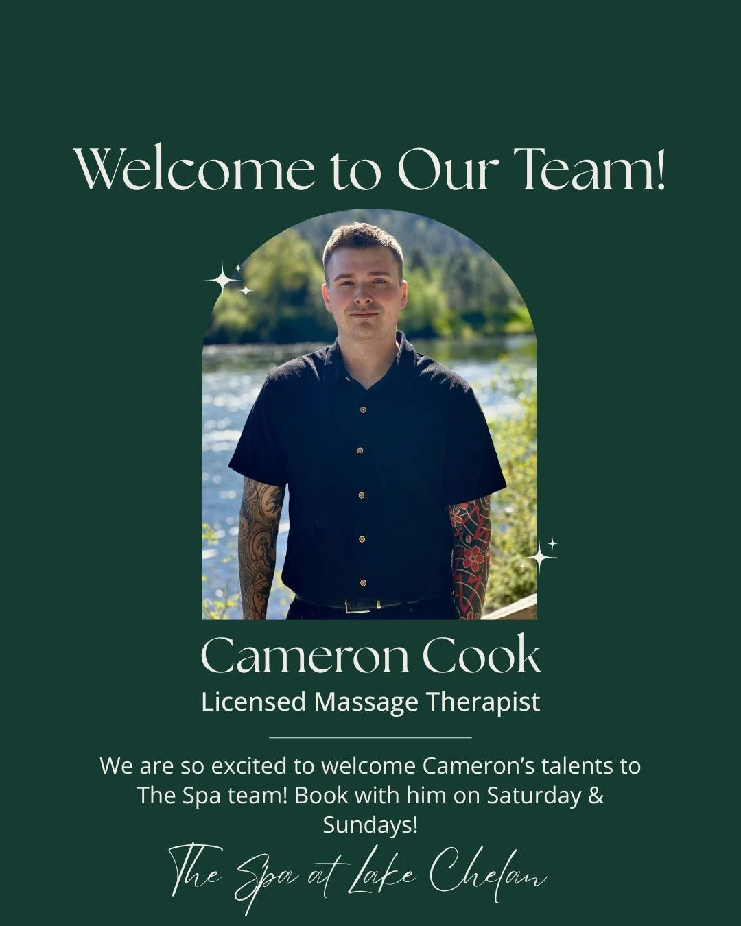 Everyone give Cameron a warm welcome by filling up his schedule! 😉