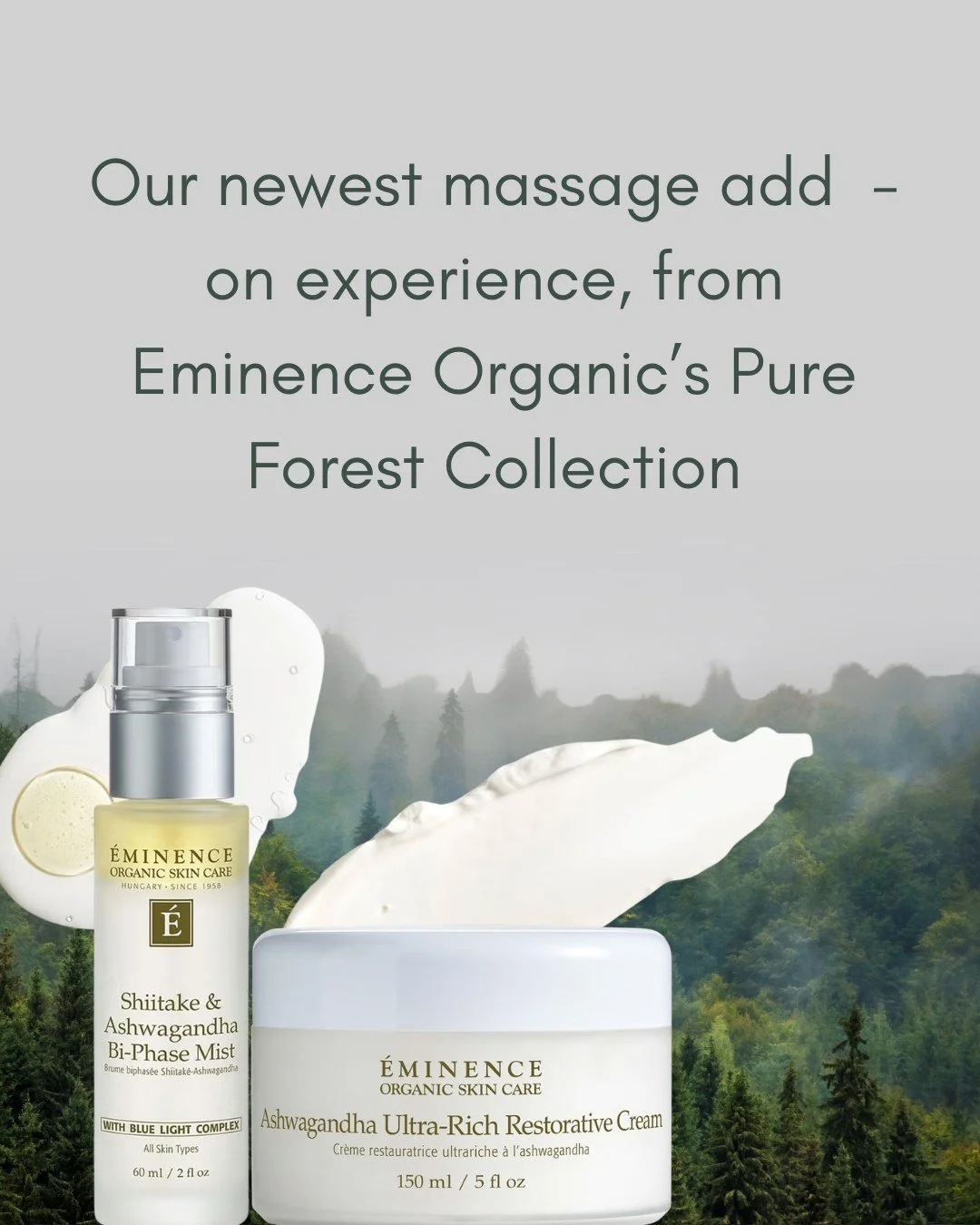 Did you know you can add Ashwagandha to your next massage? We finish each section of the body with the Ashwagandha Ultra-Rich Restorative Cream - clinically shown to reduce stress, boost mental health, and target visible sun damage. We close the sess