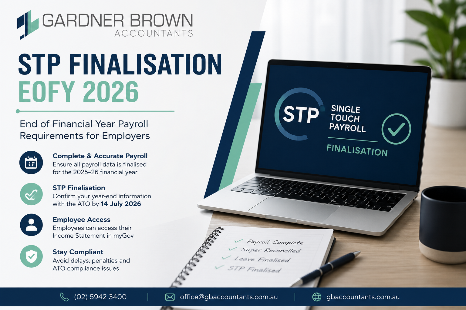 30 June 2026 - STP Finalisation