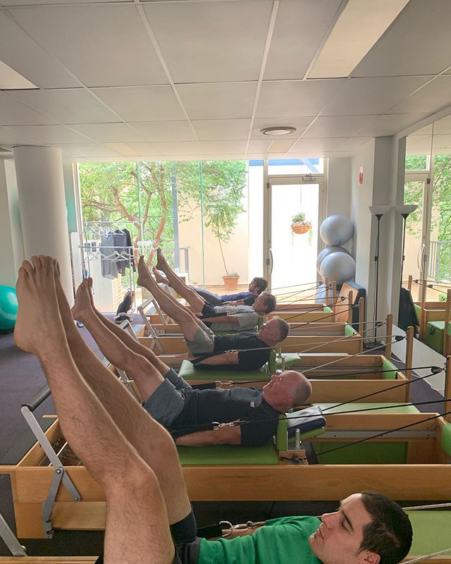 Our men&rsquo;s class absolutely smashing out their Friday morning #pilates #teaser