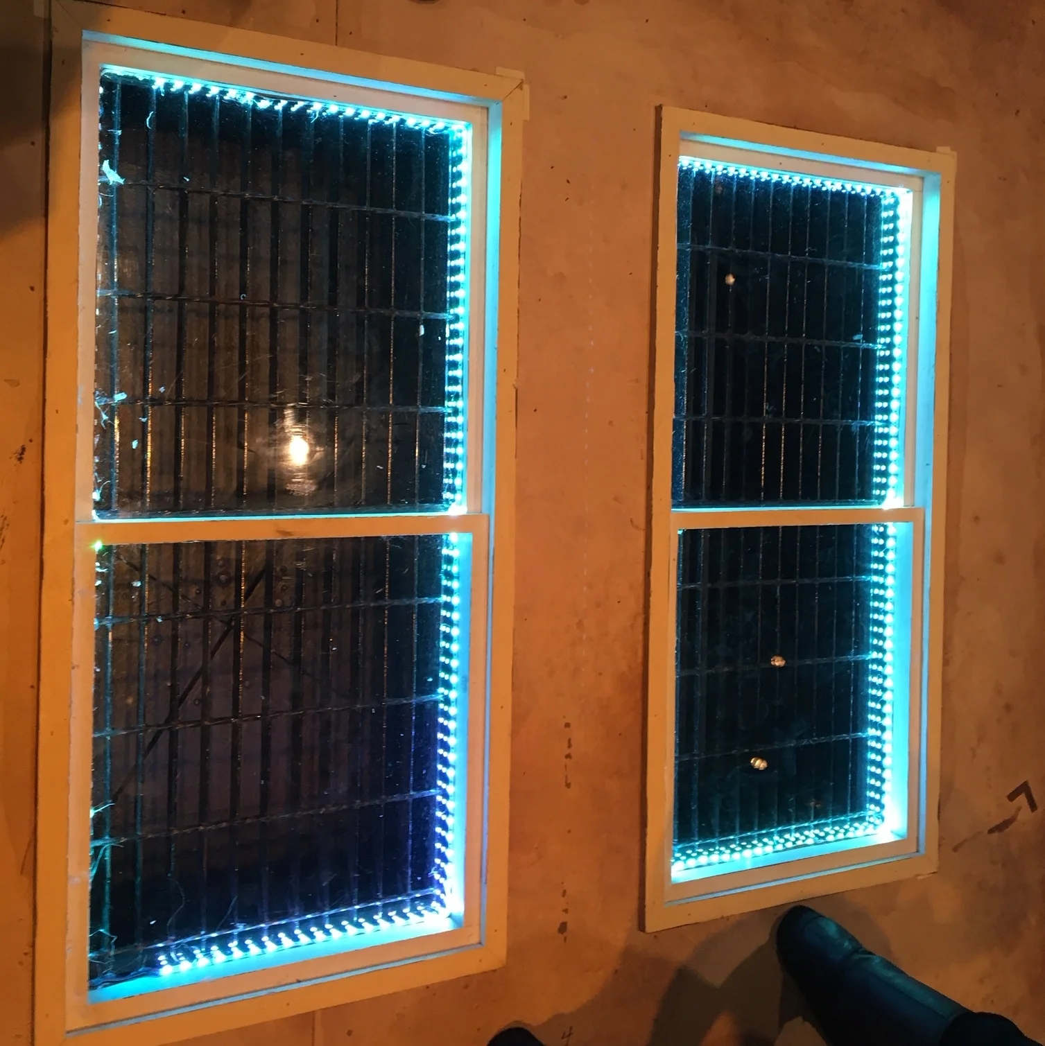RGB LED windows installed and operational.