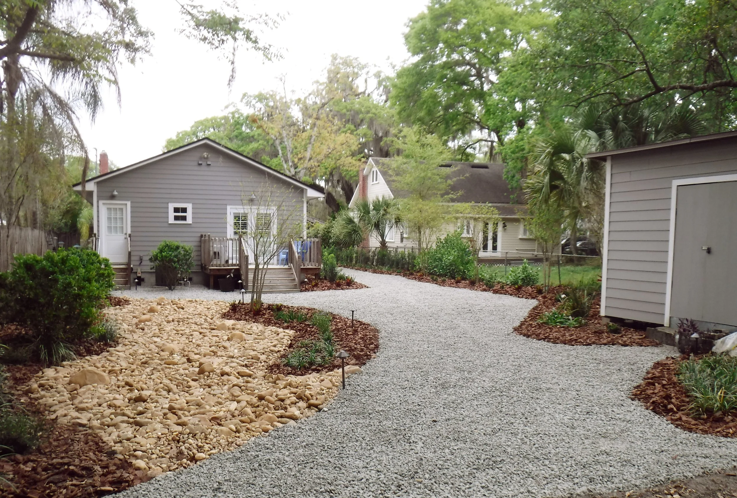 Xericscape Florida backyard landscape design