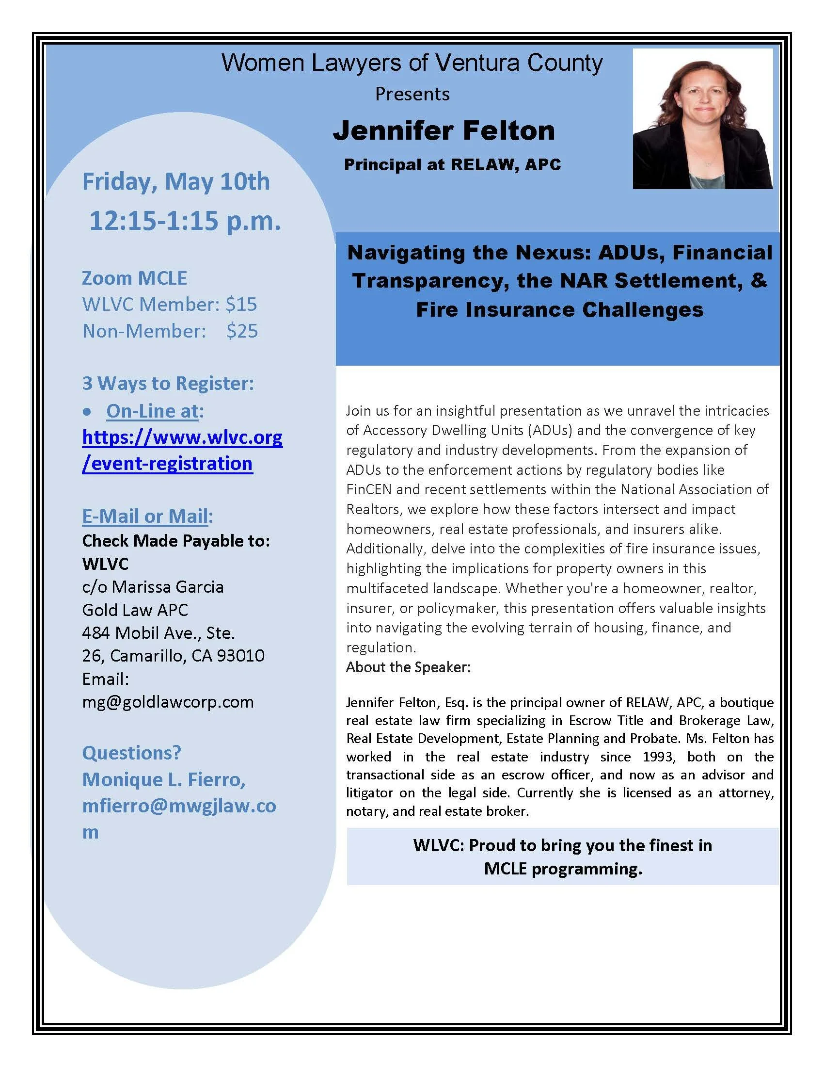 Navigating the Nexus: ADUs, Financial Transparency, the NAR Settlement, &amp; Fire Insurance Challenges