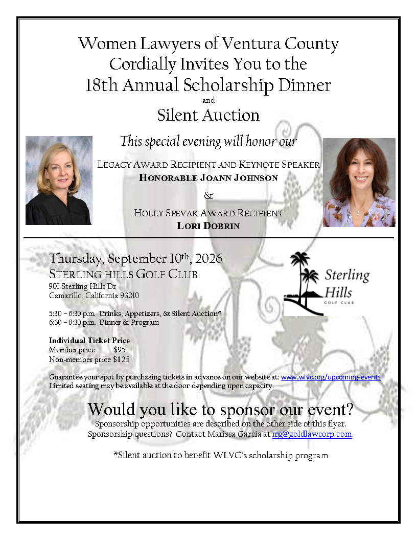 WLVC 18th Annual Scholarship Dinner and Silent Auction