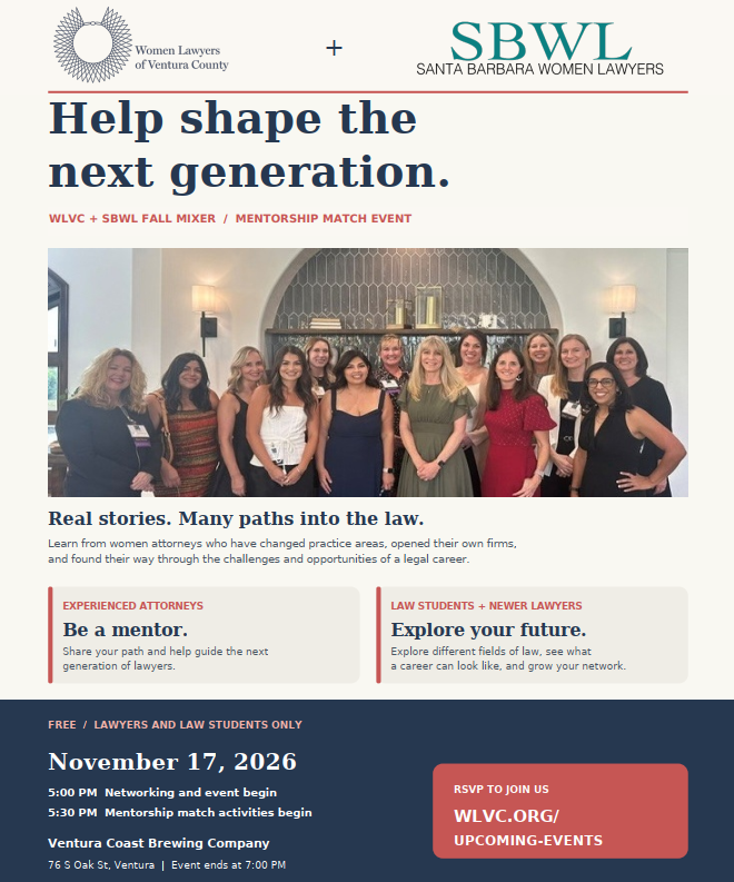 WLVC & SBWL Mixer: Mentorship Match Event
