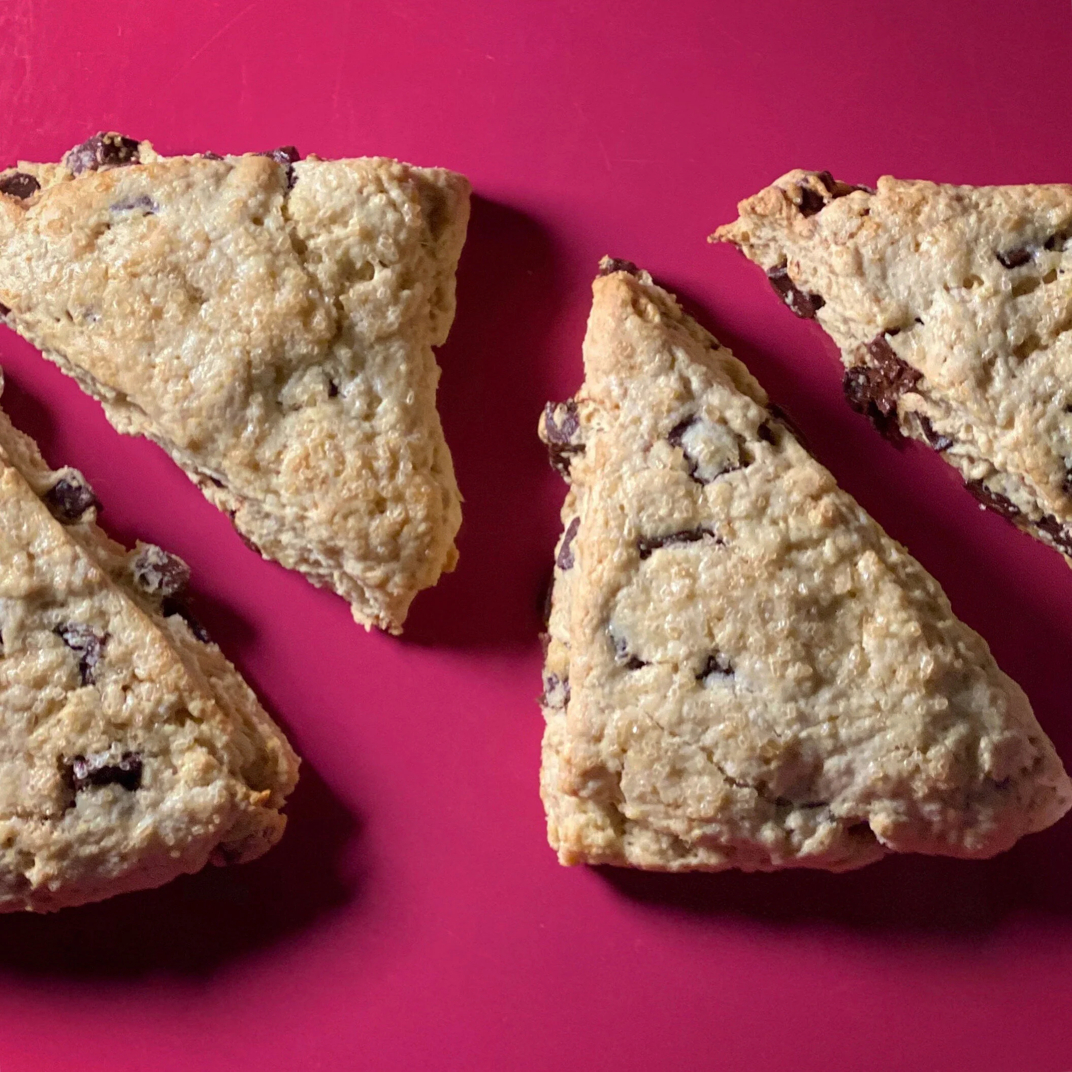 Chocolate Chunk Scones for Holiday Breakfasts Virtual Class 11.21.2021