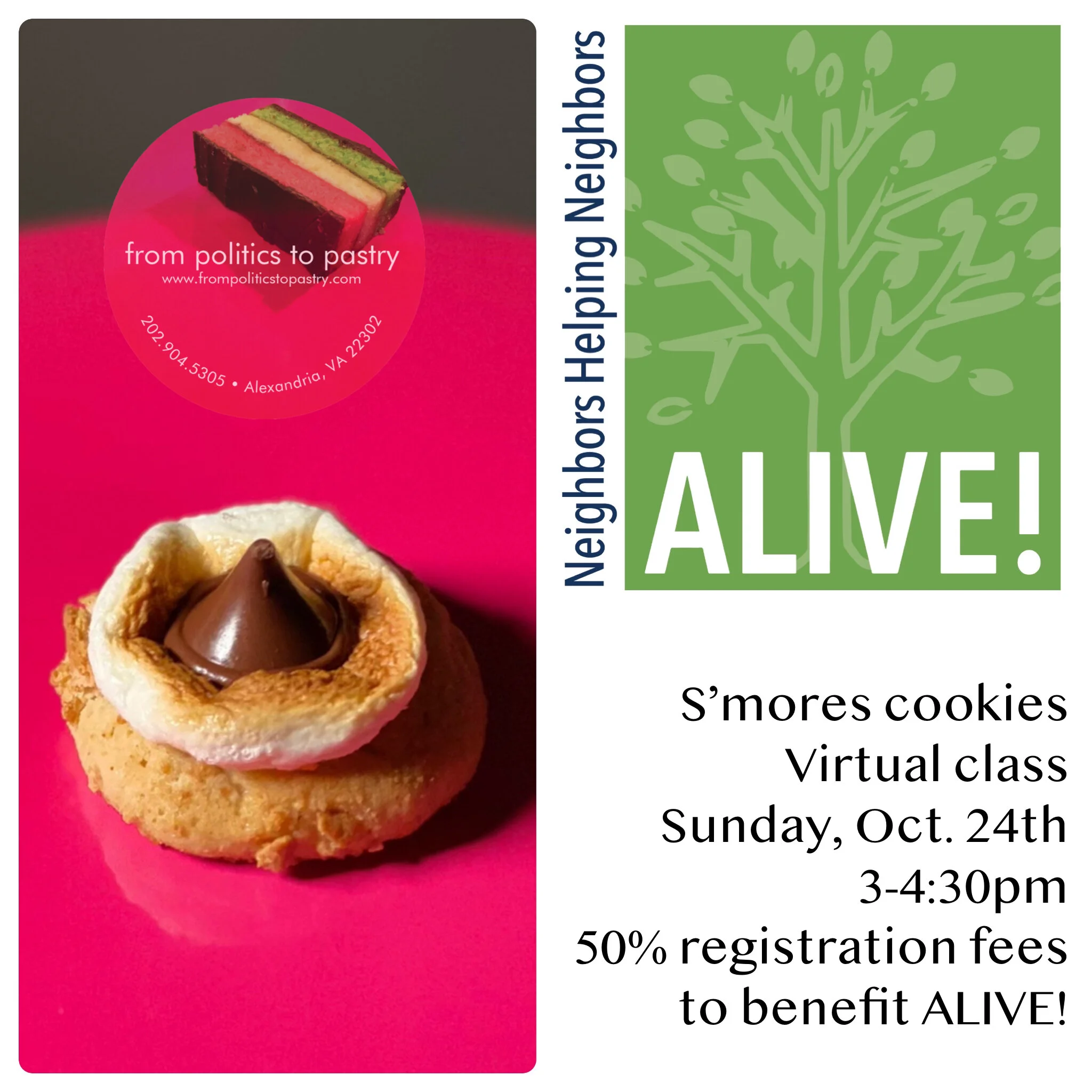 S'Mores Cookie Virtual Class 10.24.2021