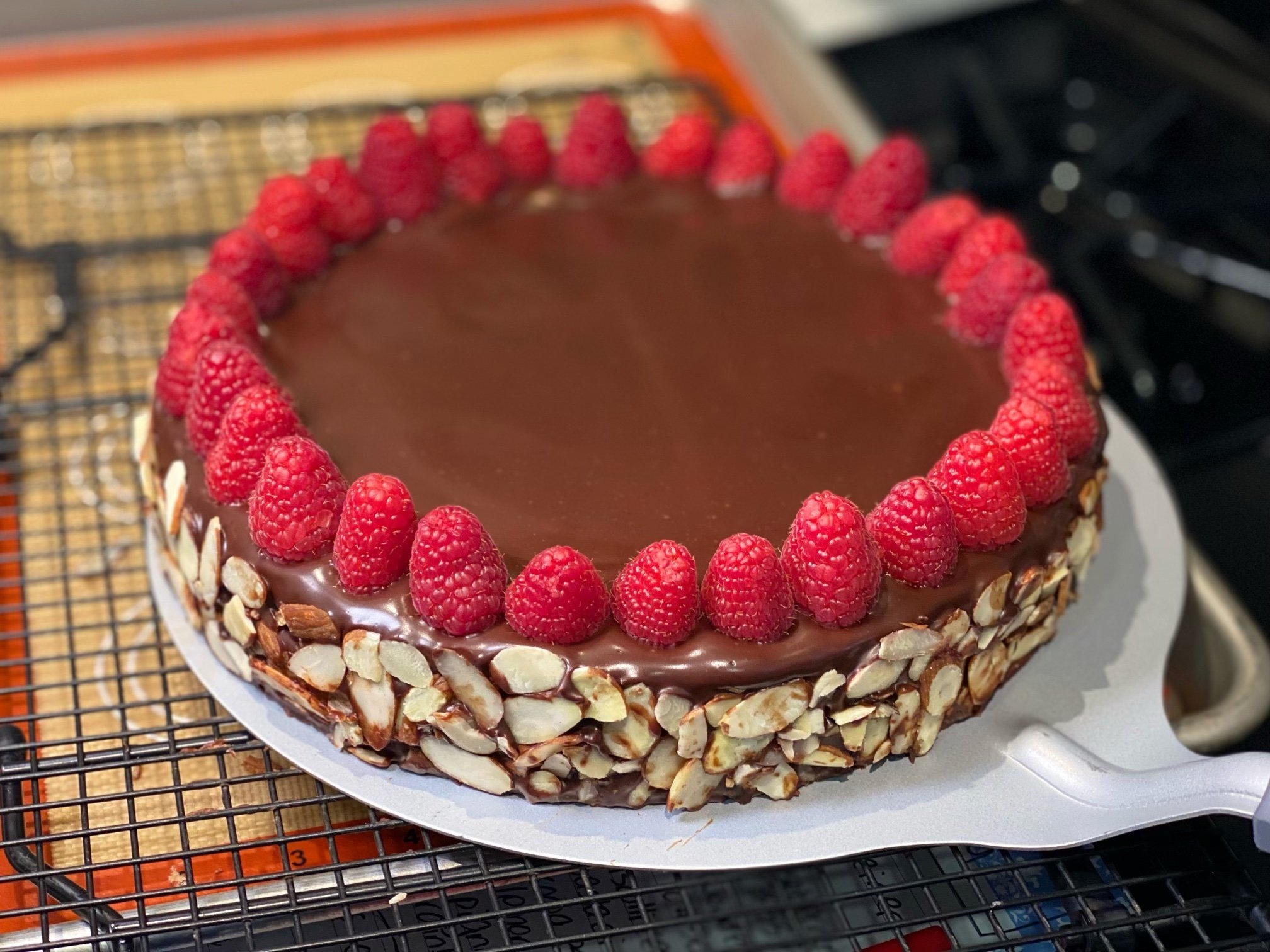Chocolate Raspberry Torte ($60/cake)