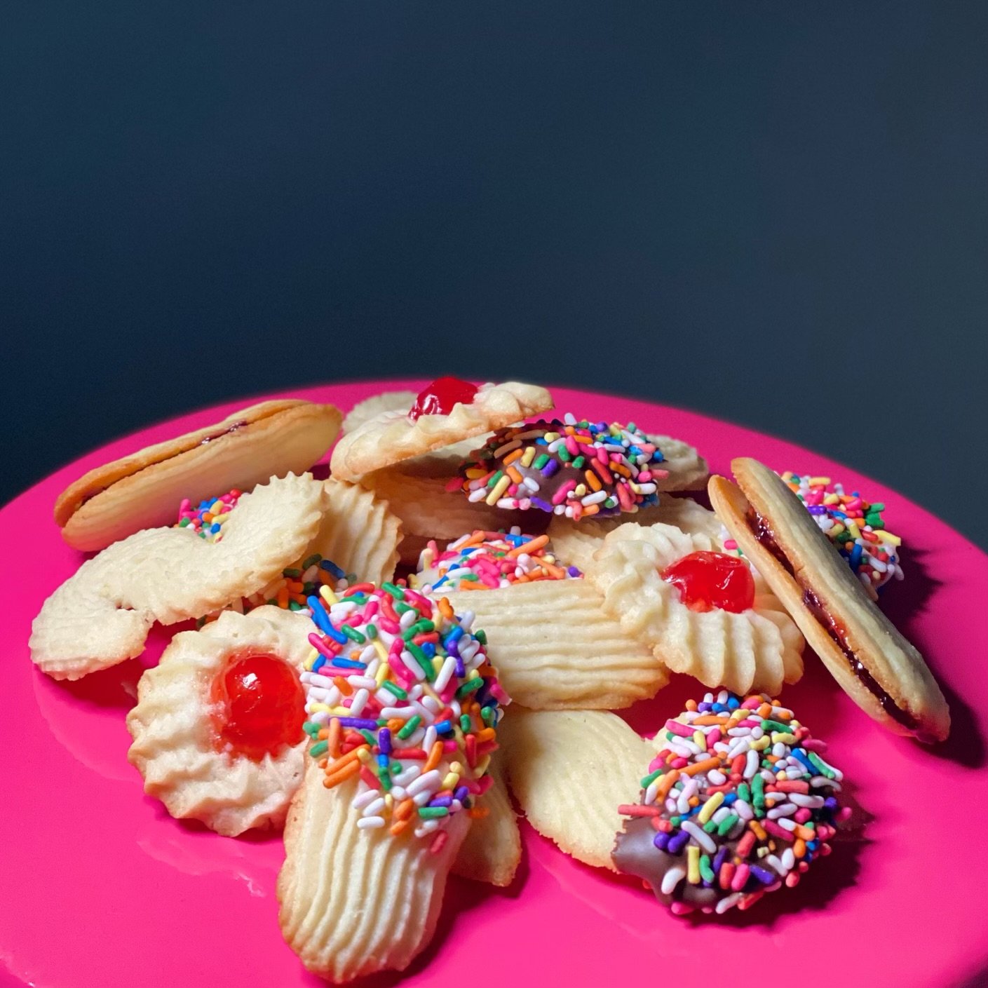 Italian butter cookies $20/assorted dozen