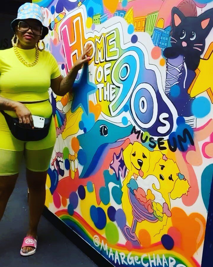 THE 90s? OHHH YASSSSSS, INSERT ME THERE!!! @homeofthe90smuseumnc was definitely a trip down memory lane! NOSTALGIC AF‼️
