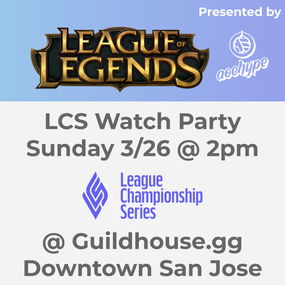 League of Legends Watch Party — Guildhouse