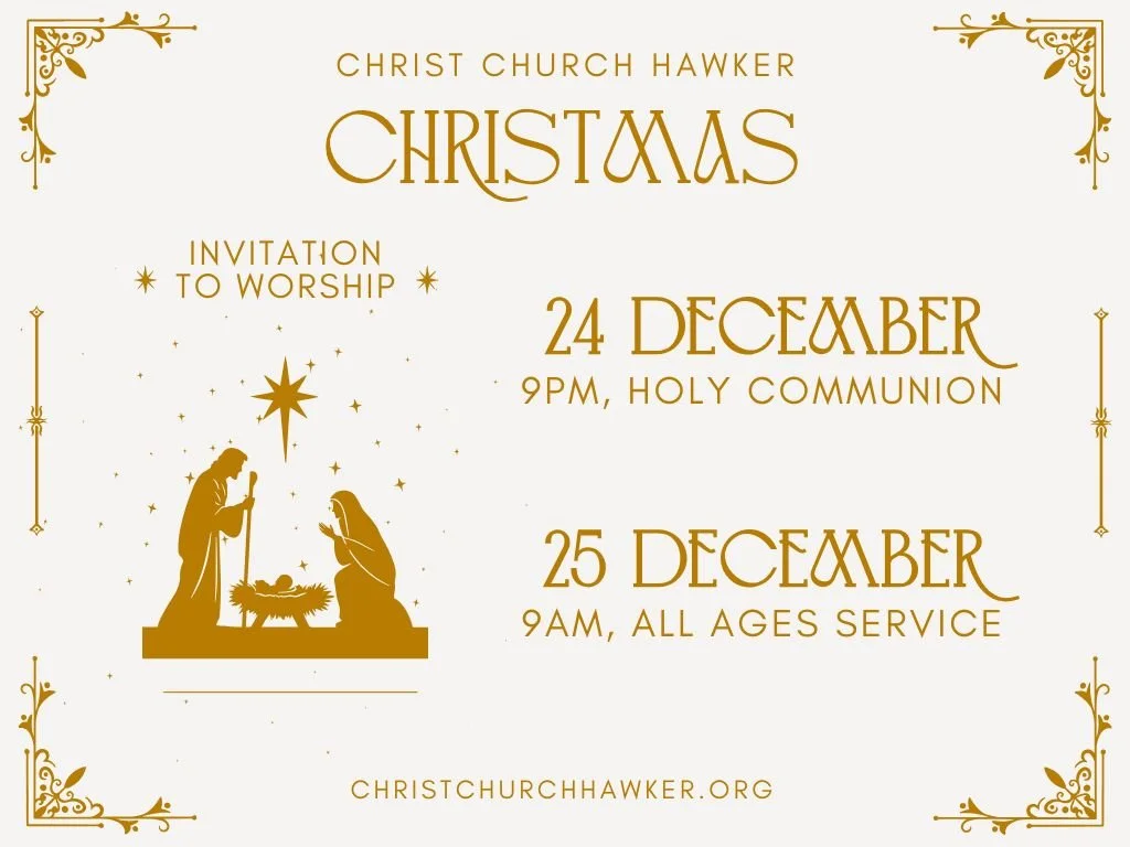 2025 Christmas services at Christ Church Hawker