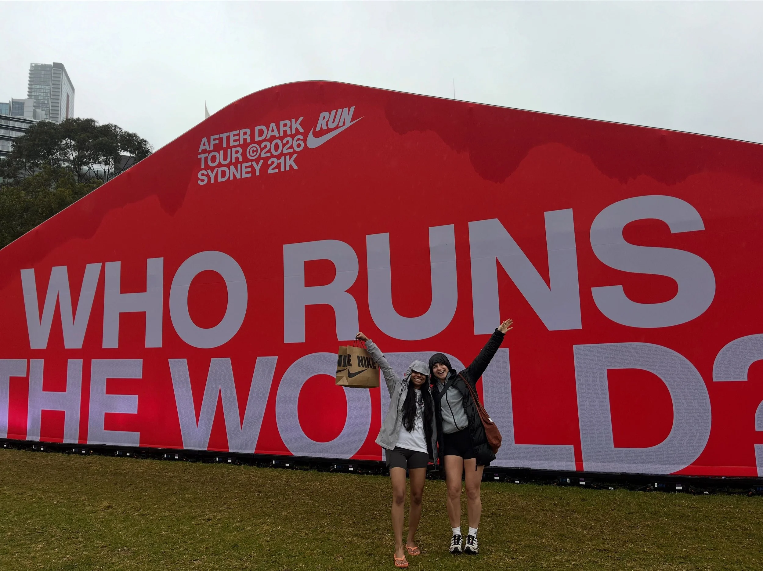 NIKE AFTER DARK &rsquo;26 &mdash; PRE-RACE 🌙✨

Pre-race vibes were HIGH in Sydney this weekend.

So good to have the Running Room Aus girls all together, lacing up and taking on the Nike After Dark Run as one big crew. An incredible event celebratin