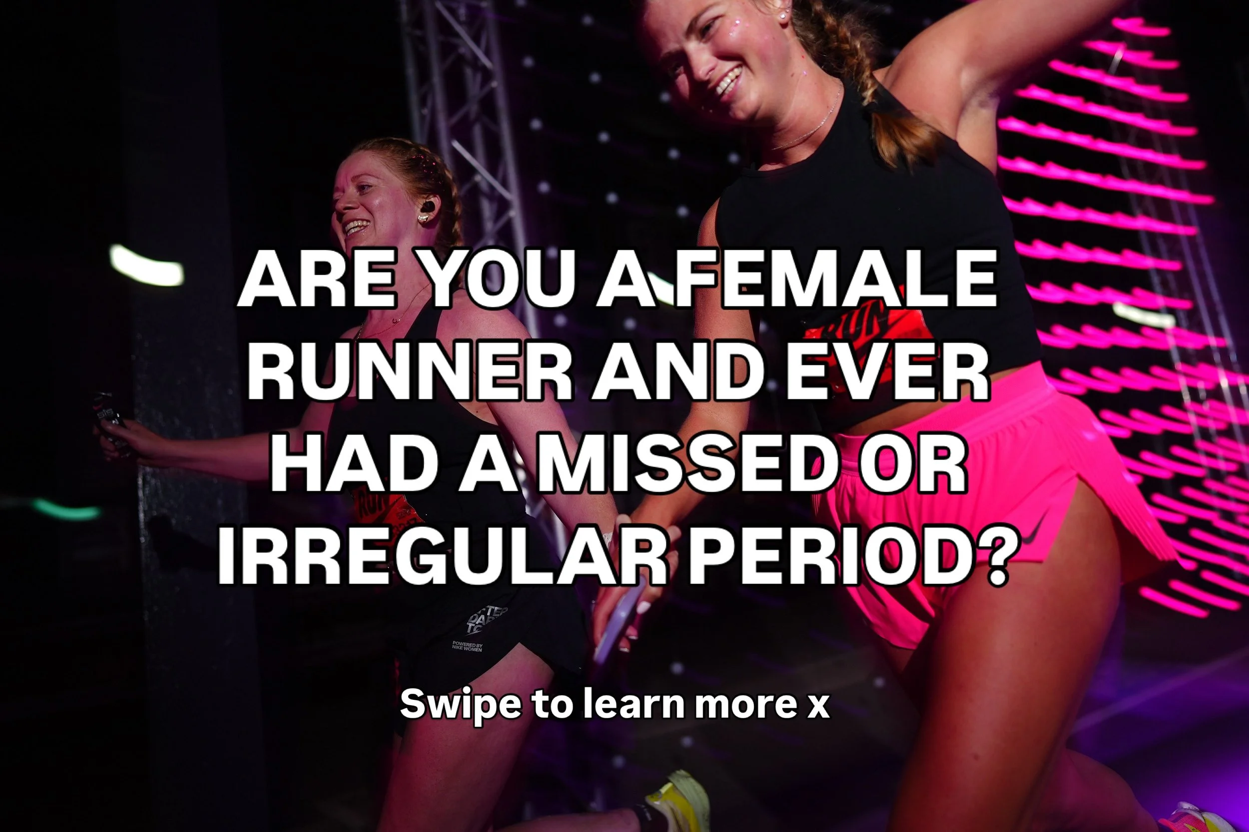 HAVE YOU EVER MISSED A PERIOD OR HAD AN IRREGULAR CYCLE? This one&rsquo;s for you 💞

Your period is more than a monthly cycle, it&rsquo;s a signal of your health, and especially for those within the running population.

For female runners, a regular