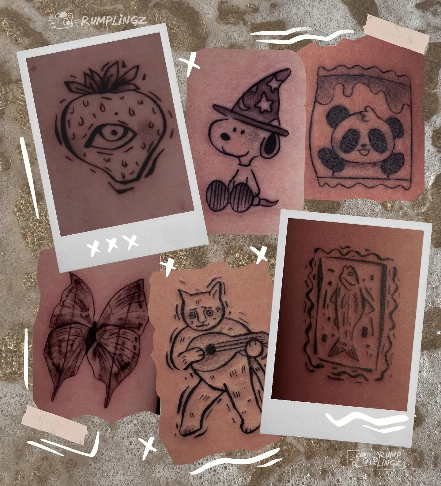 Bunch of small flash tattoos!
kinda obsessed with the scrapbook look rn can you tell lmao
.
.
.
.
.
.
.
.
#flashtattoos #smalltattoos #tinytattoos #stickersleeve #linocutart #sanjosetattoos #cutetattoos