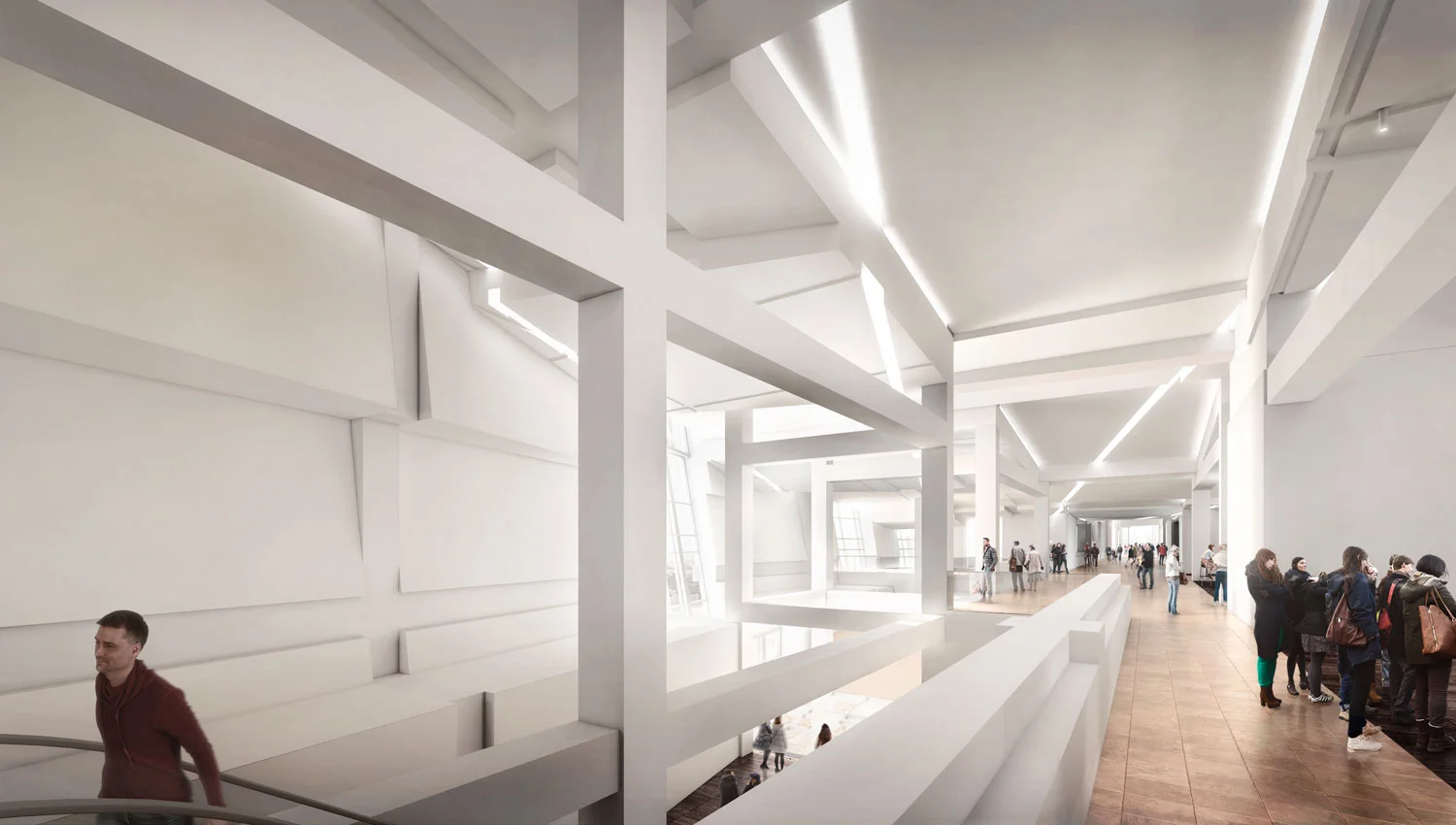 View of the central atrium