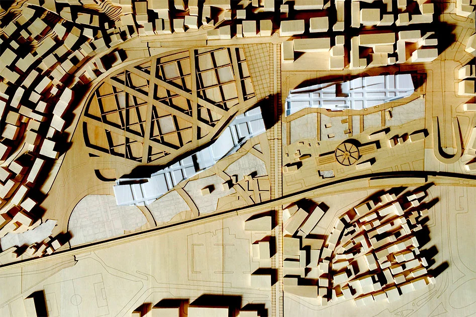 Site model of the museum and Archeo-Park