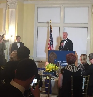 Former Vice-President of the United States of America speaking at the ACBH Gala Dinner.